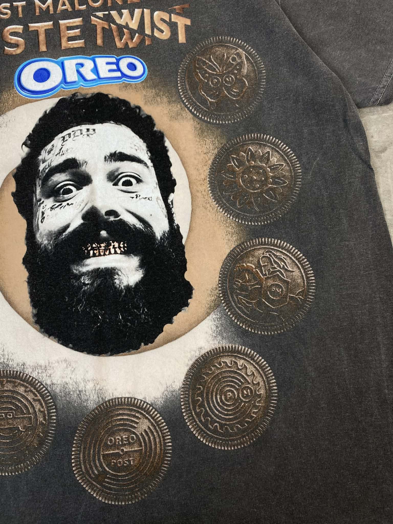 Vintage Post Malone Oreo Washed T-shirt Size M Size US M / EU 48-50 / 2 - 8 Thumbnail