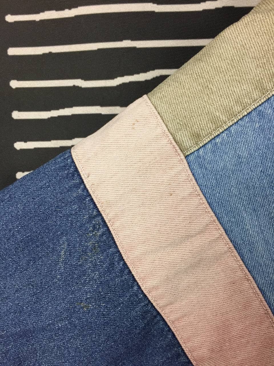 O'Neill Vtg 90s O'Neill Shower Colorblock Denim Bomber Jacket Size US M / EU 48-50 / 2 - 7 Thumbnail