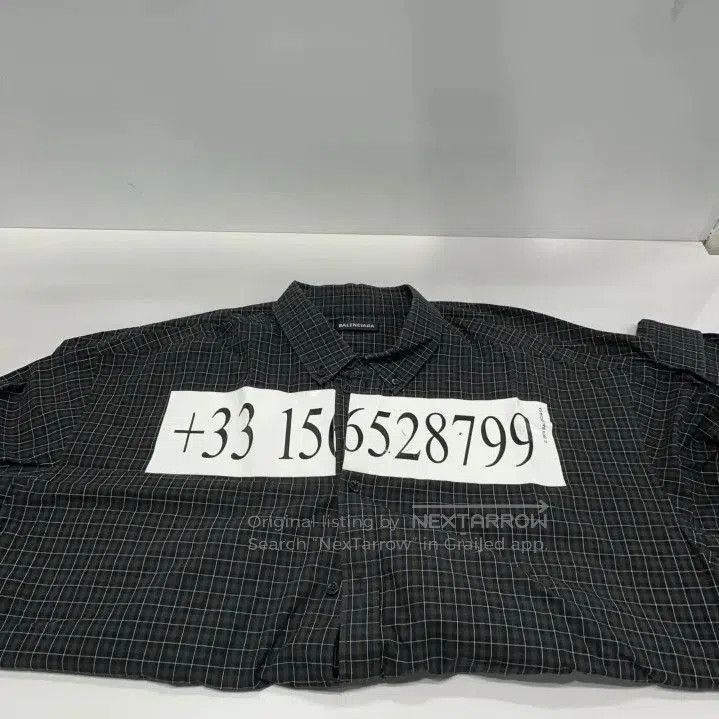 Balenciaga Balenciaga Black Long Sleeve Shirt with Print. Size US M / EU 48-50 / 2 - 3 Thumbnail