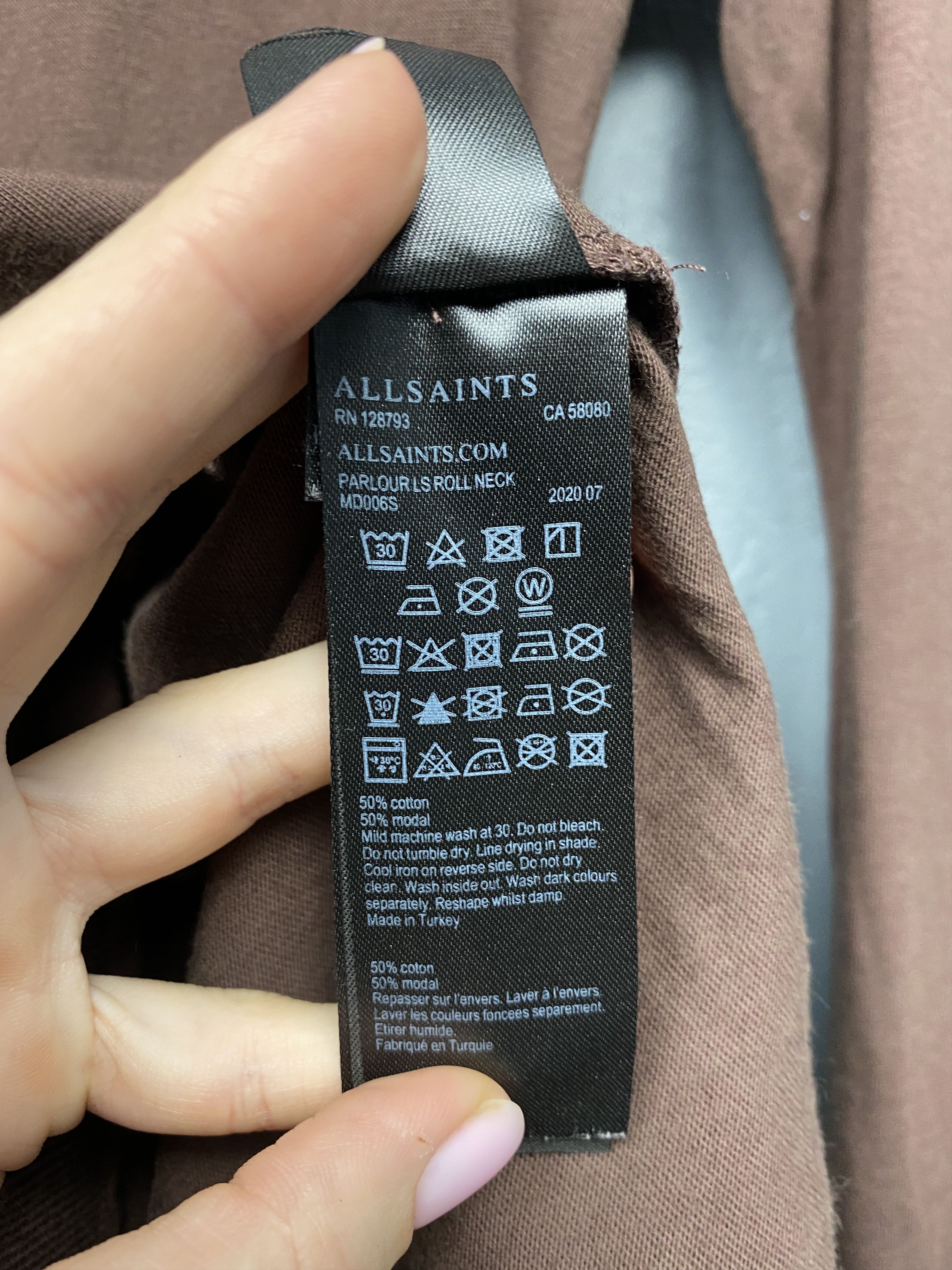 Allsaints Allsaints Vintage Mens Parlour High Roll Neck Sweater Size US S / EU 44-46 / 1 - 4 Thumbnail