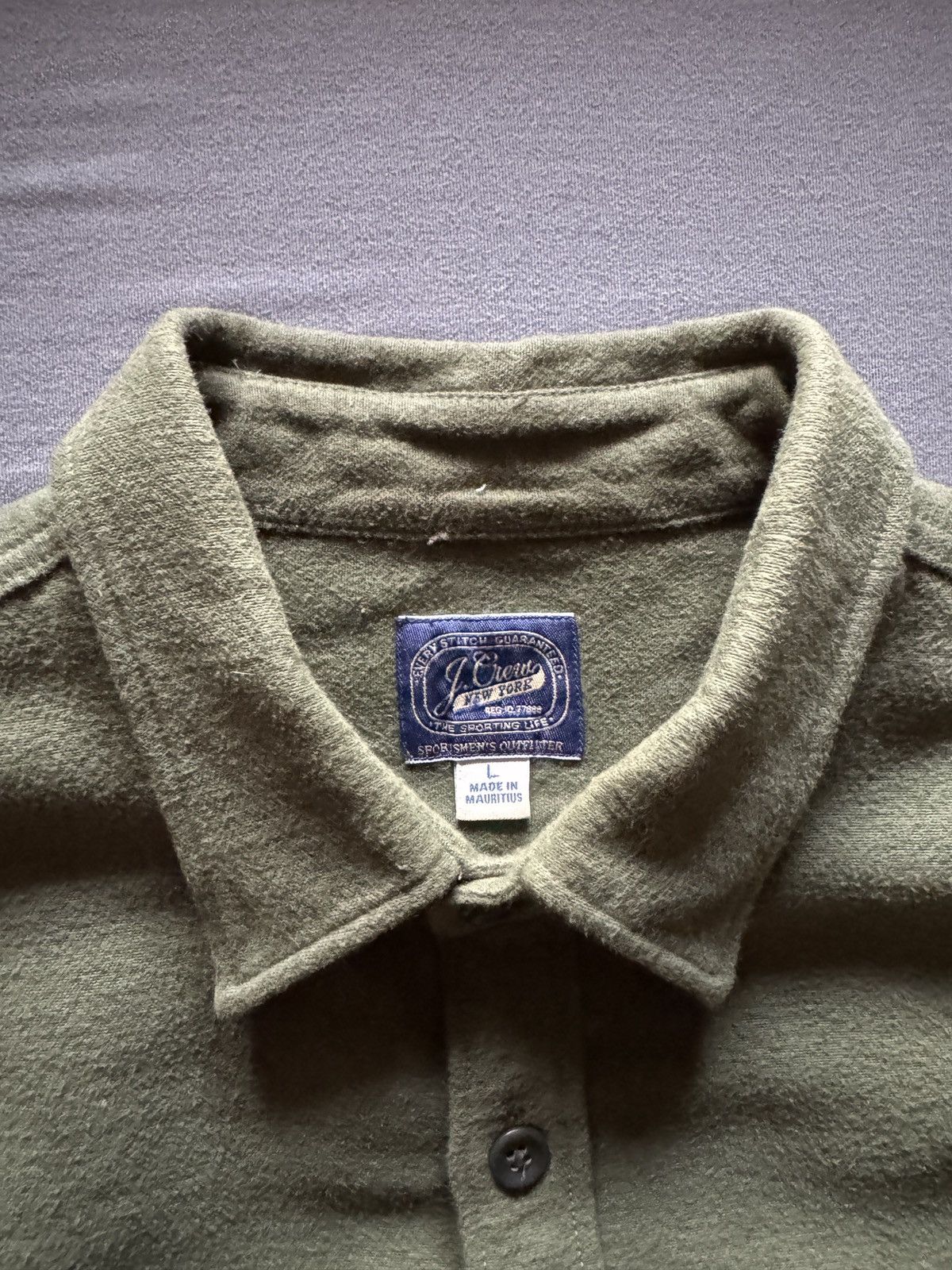 J.Crew J.Crew Heavyweight Chamois Workshirt Size US L / EU 52-54 / 3 - 5 Thumbnail