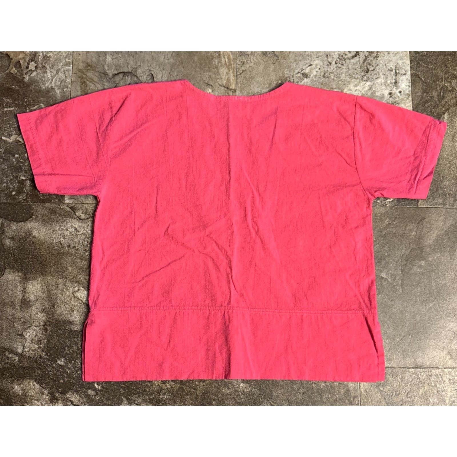 Pinko VINTAGE SK Sport Shirt Womens 1980s 90s Pink Graphic Print Cotton Made in USA M Size Size M / US 6-8 / IT 42-44 - 2 Thumbnail