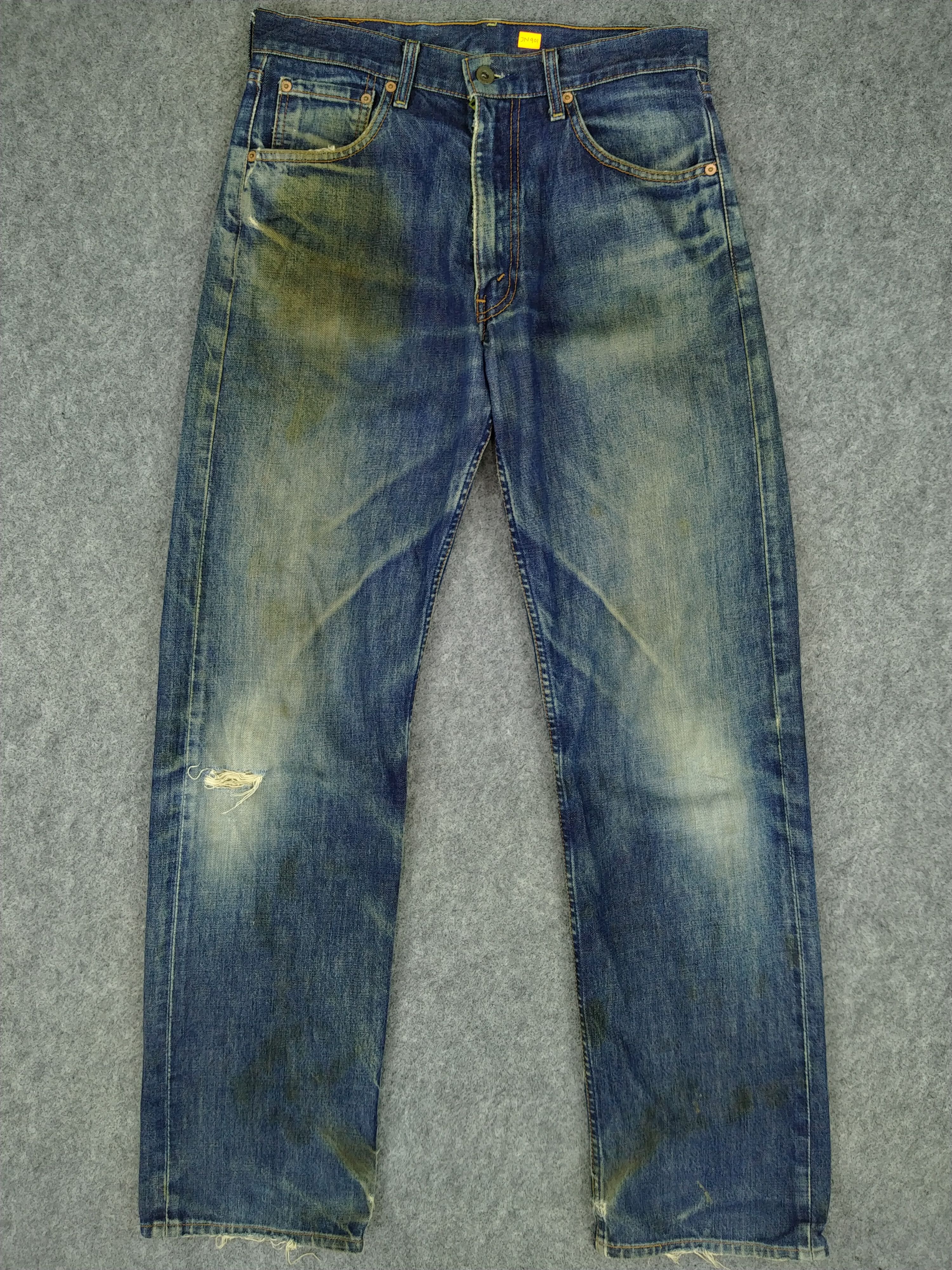 Japanese Brand Dirty Blue Vintage Levi's 503 Jeans 32x34 Denim -JN901 Size US 32 / EU 48 - 1 Thumbnail