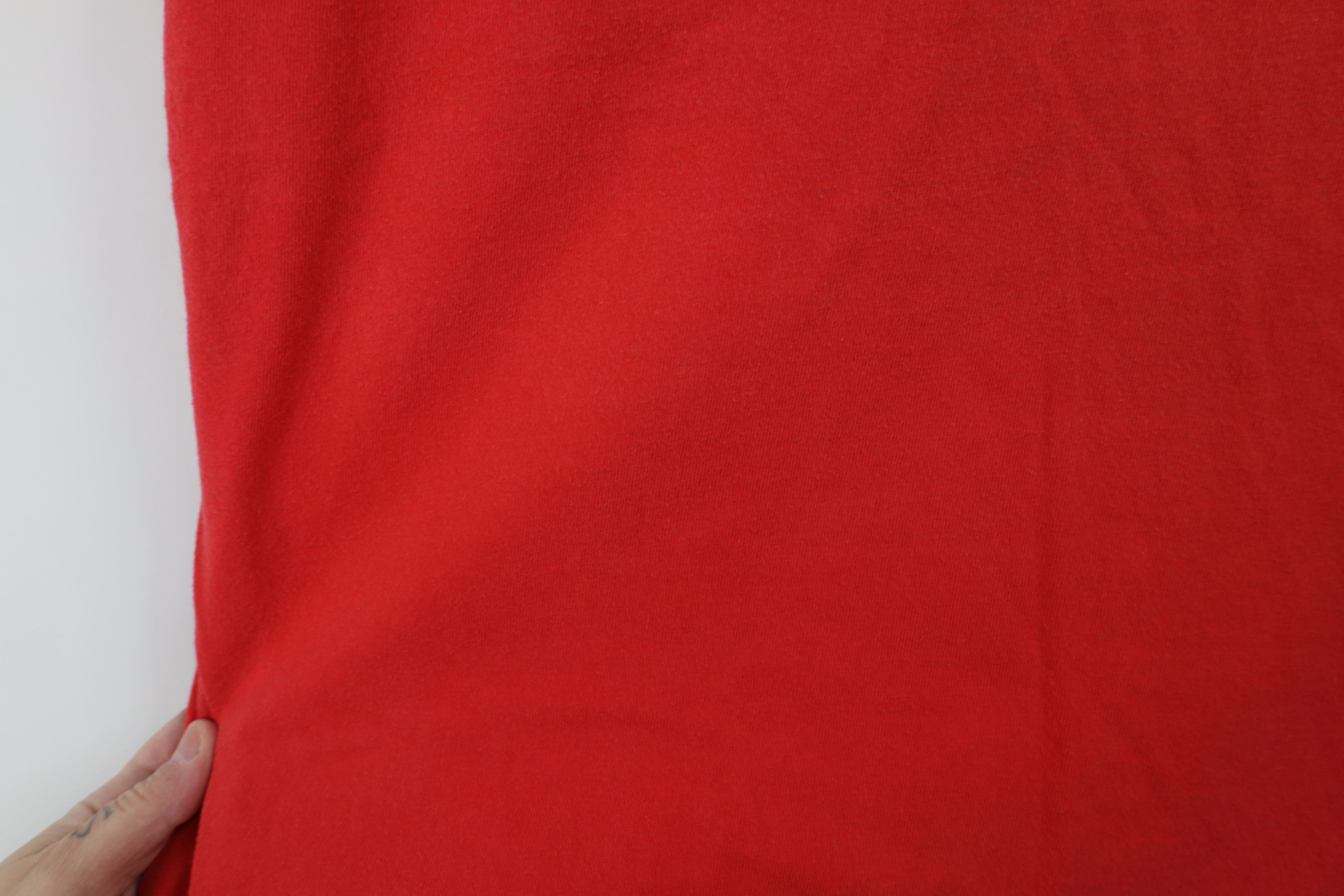 Vintage Vintage 90s Streetwear Blank Short Sleeve T-Shirt USA Red Size US M / EU 48-50 / 2 - 5 Thumbnail