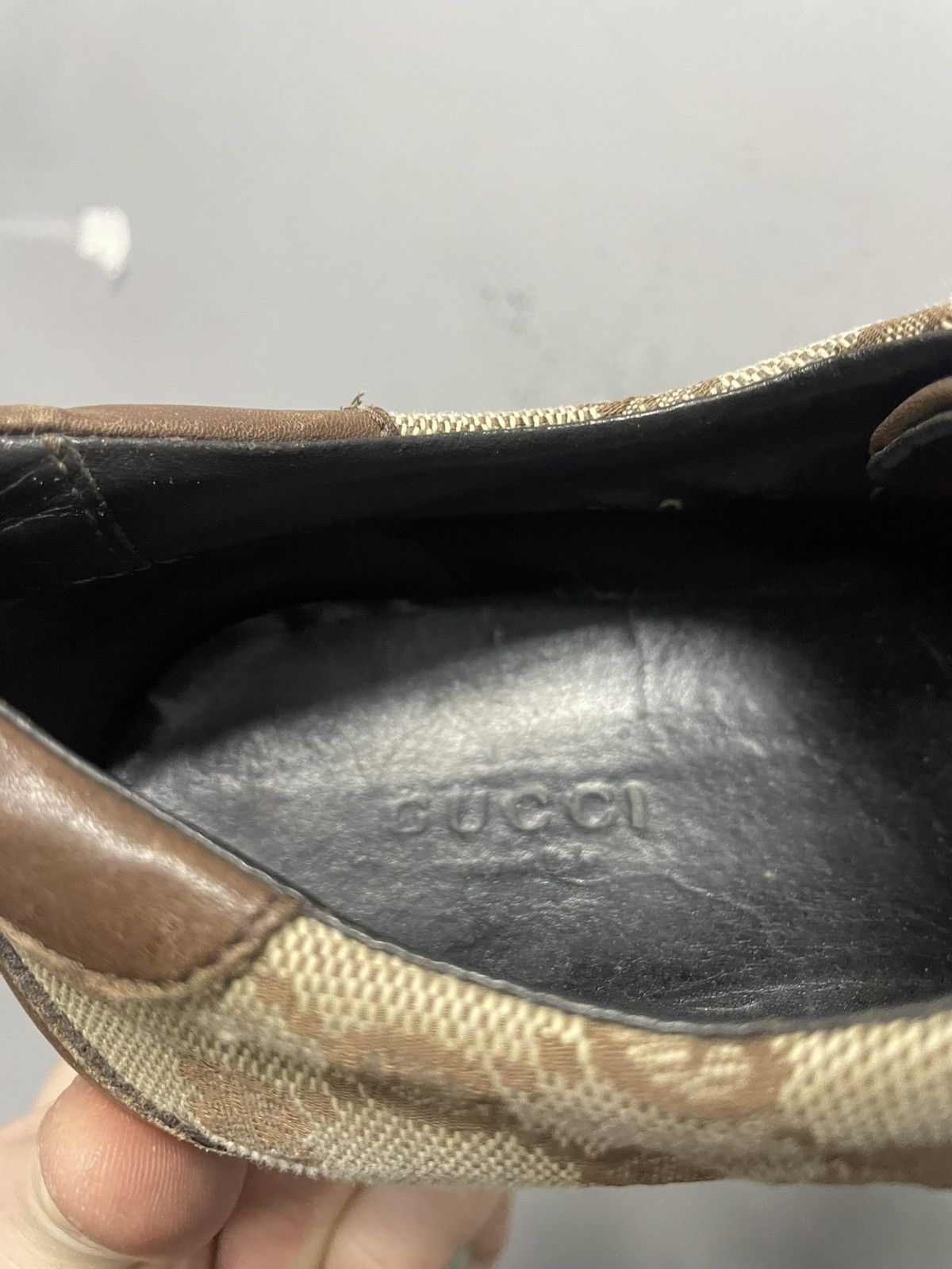 Gucci Gucci monogram retro low sneakers archive 2000s Size US 5.5 / EU 38 - 10 Thumbnail