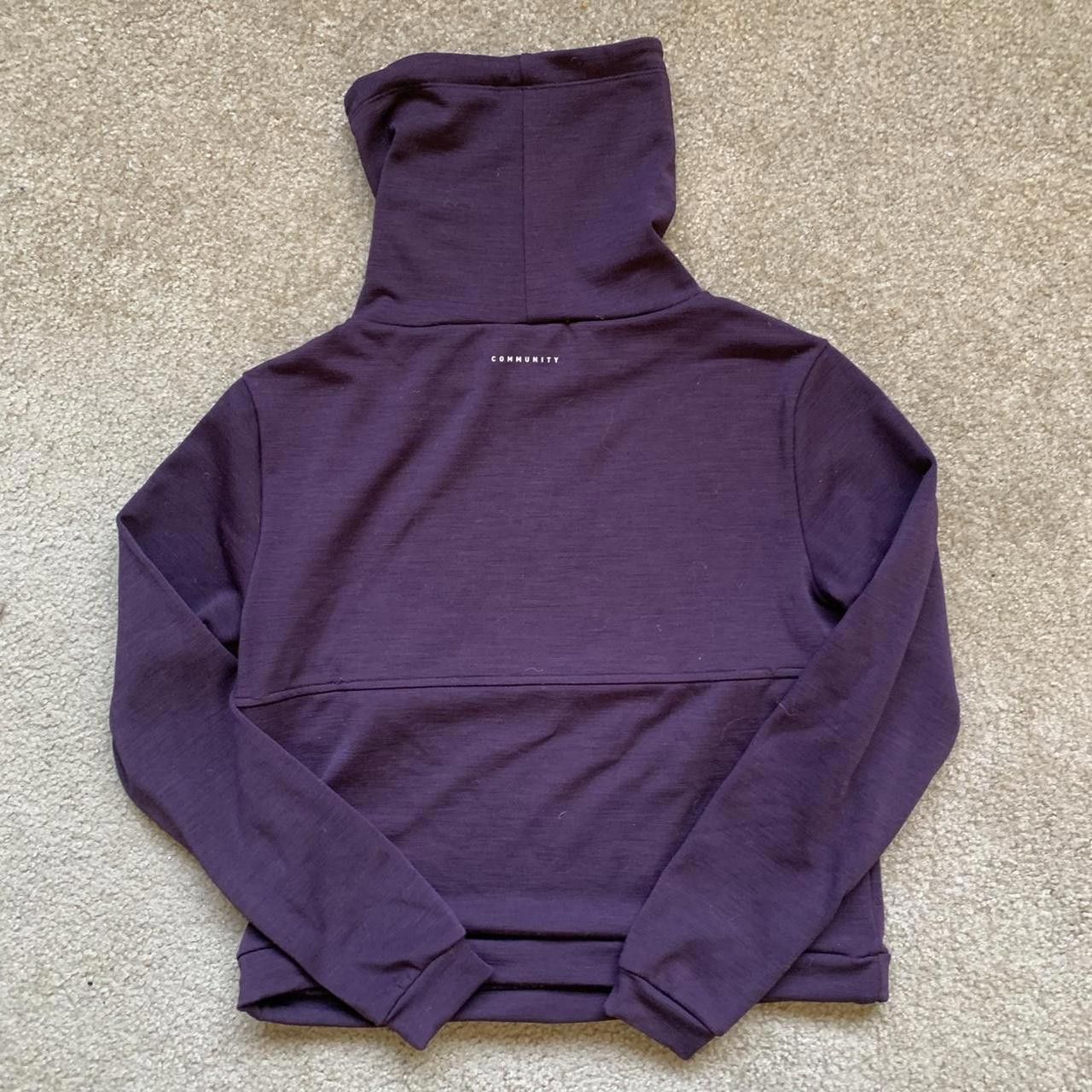 Designer Community Plum Scuba Neck Sweatshirt Size XS / US 0-2 / IT 36-38 - 4 Thumbnail