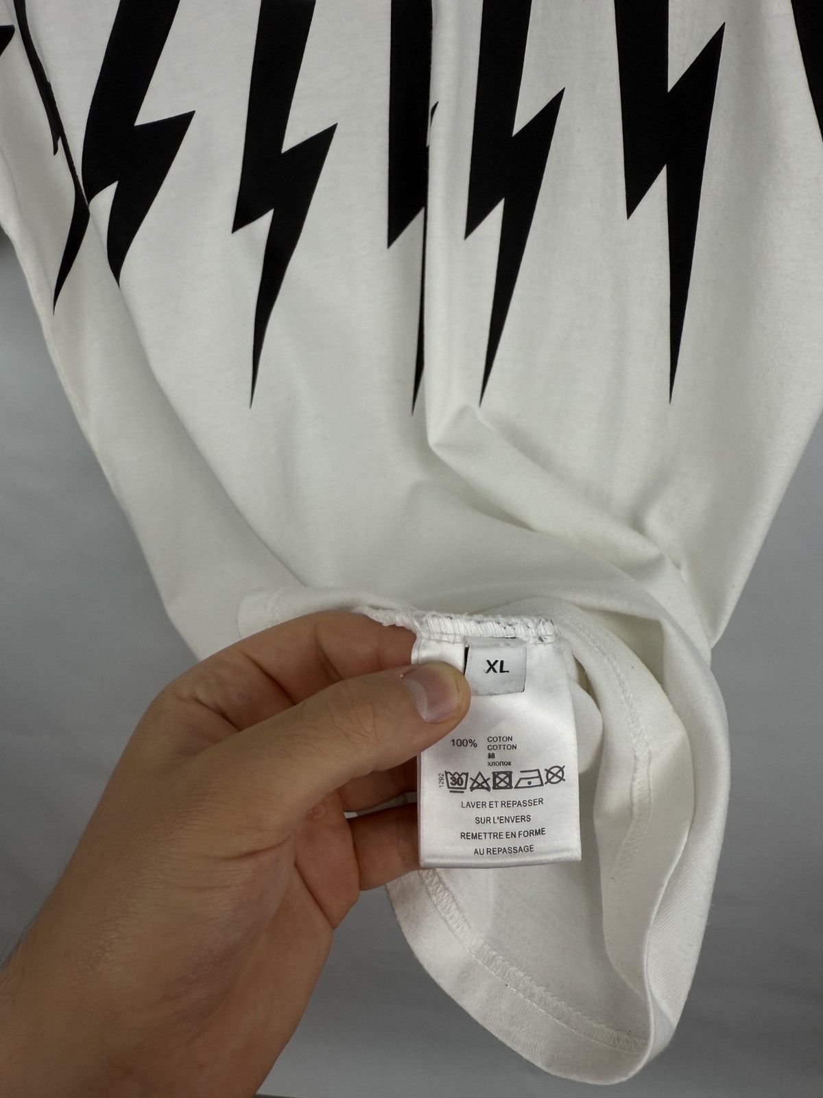 Neil Barrett Neil Barrett Full-print T-Shirt Rare Retro Hype Y2K Size US L / EU 52-54 / 3 - 8 Thumbnail