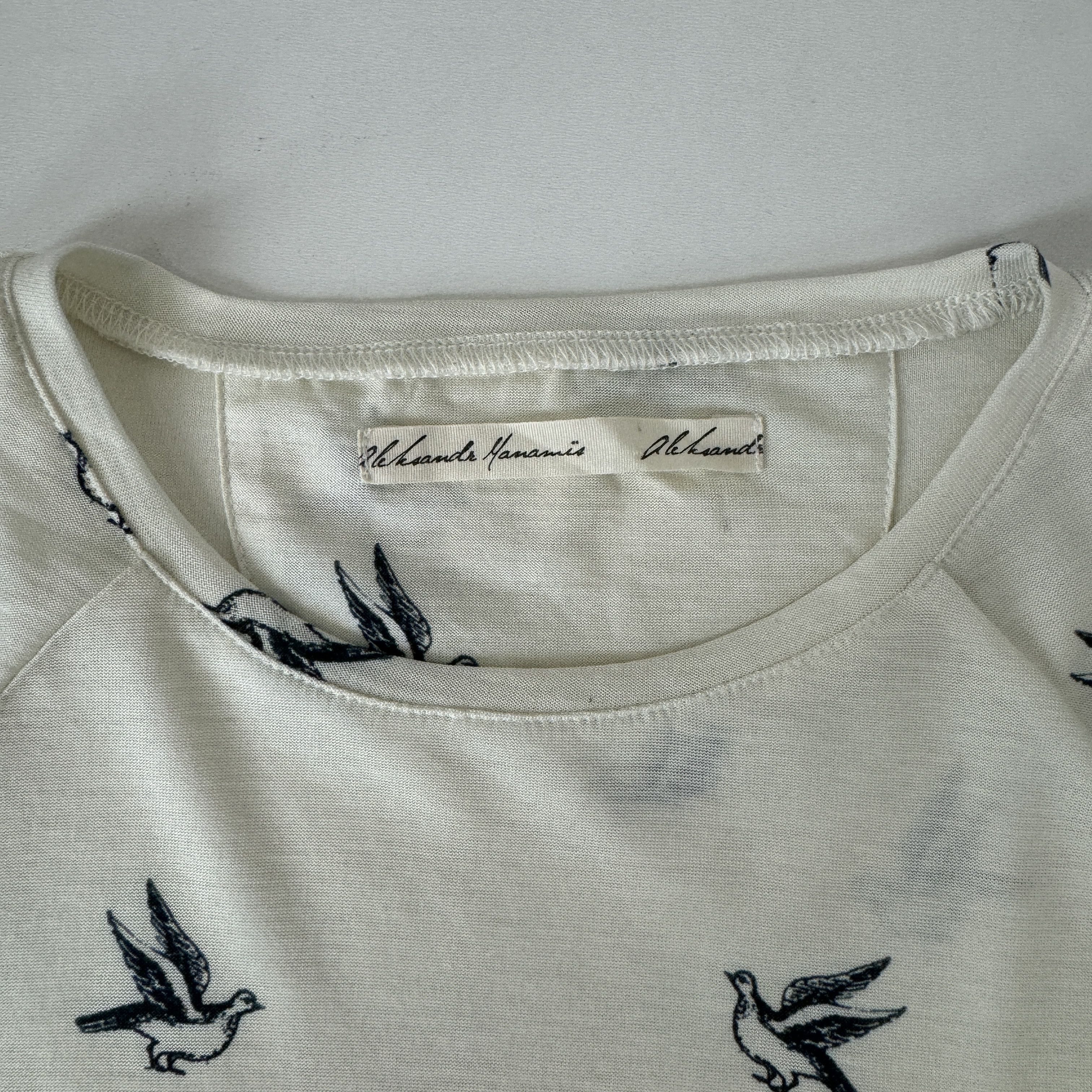 Aleksandr Manamis Cotton Stretch "Forget me not" Asymmetric Tunic Size 1 ? Size M / US 6-8 / IT 42-44 - 4 Thumbnail