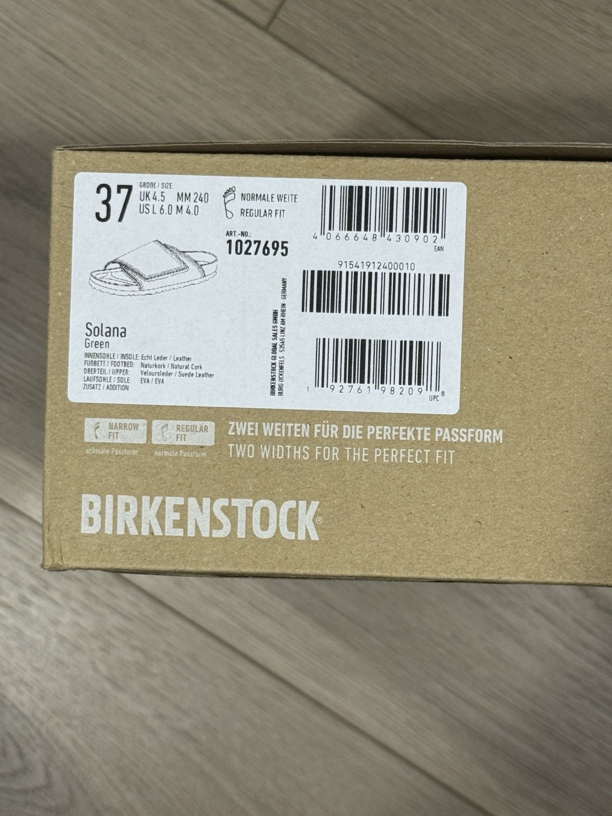 Birkenstock × Stussy Stussy x Birkenstock Solana Shearling Slide Washed Green Size US 6.5 / IT 36.5 - 7 Thumbnail