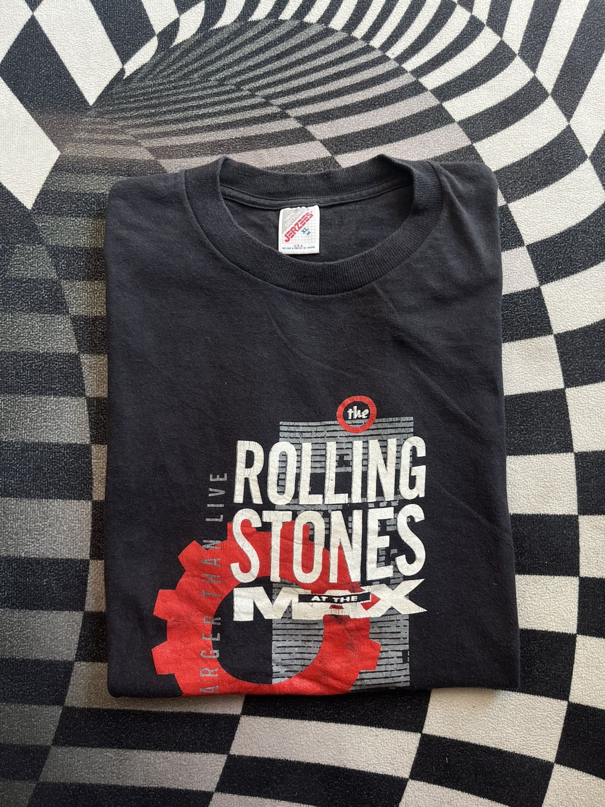 The Rolling Stones Vintage The ROLLING STONES At The MAX Larger Than Live 90’s Size US XL / EU 56 / 4 - 1 Thumbnail