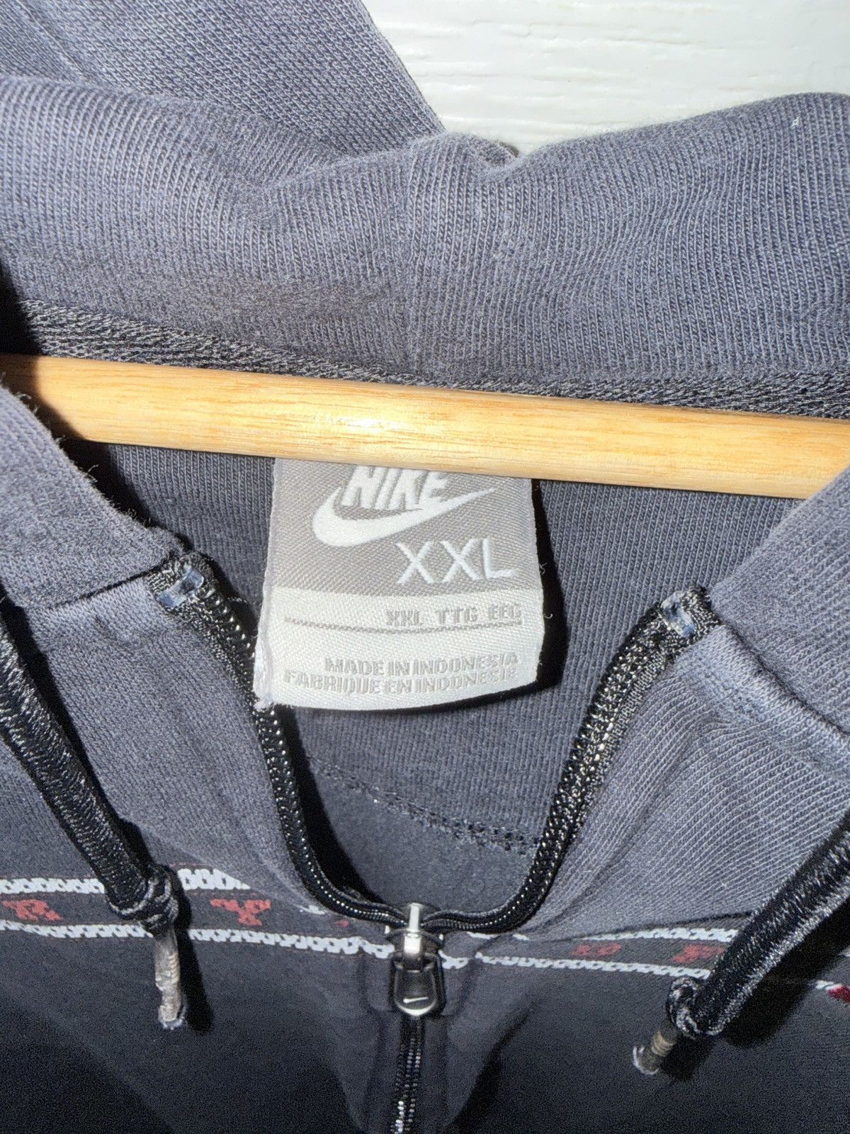 Nike Vintage Nike Zip Up Hoodie Size US XXL / EU 58 / 5 - 3 Thumbnail