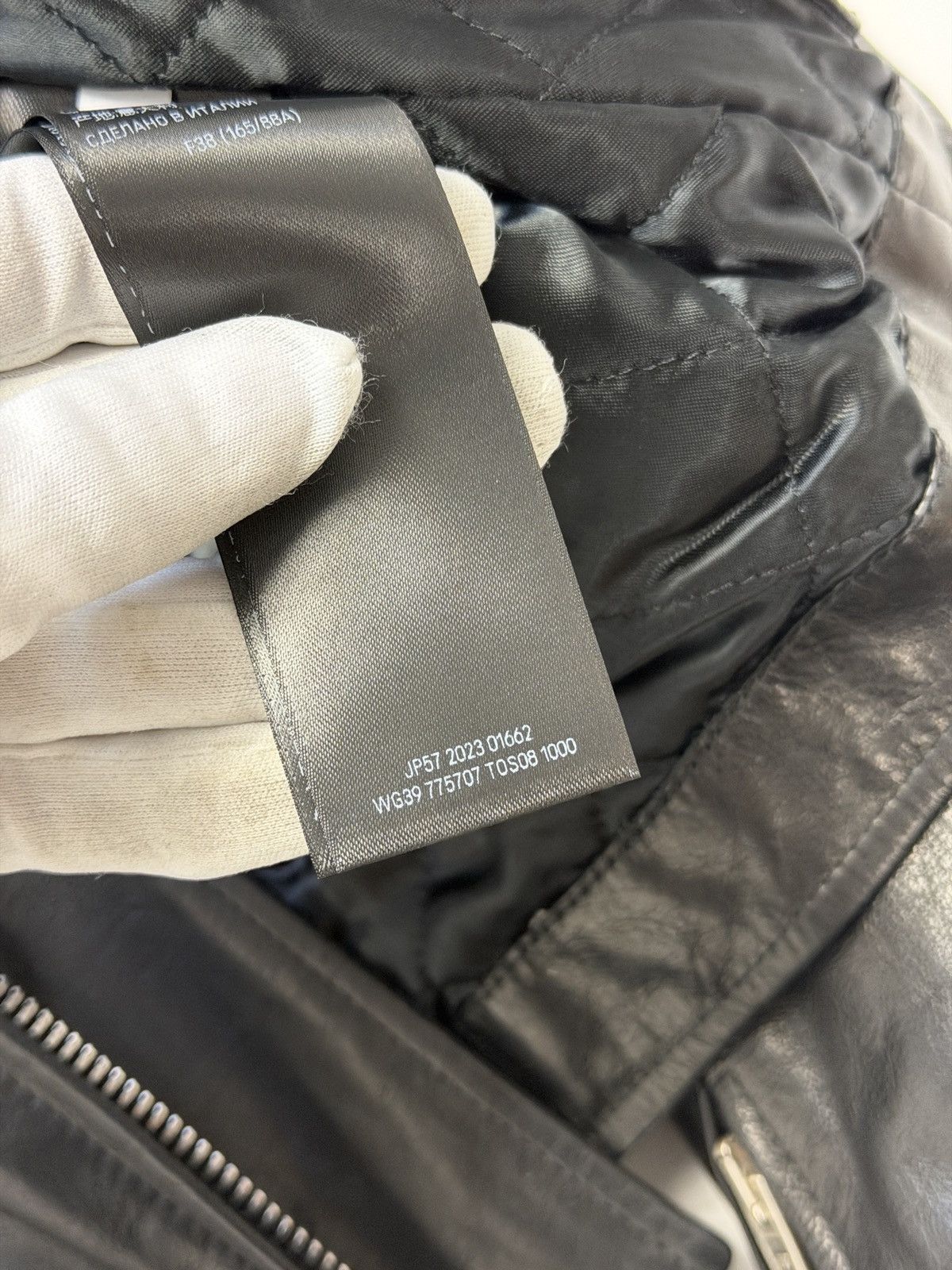 Balenciaga Balenciaga Racer Jacket Black Leather Size S / US 4 / IT 40 - 11 Thumbnail