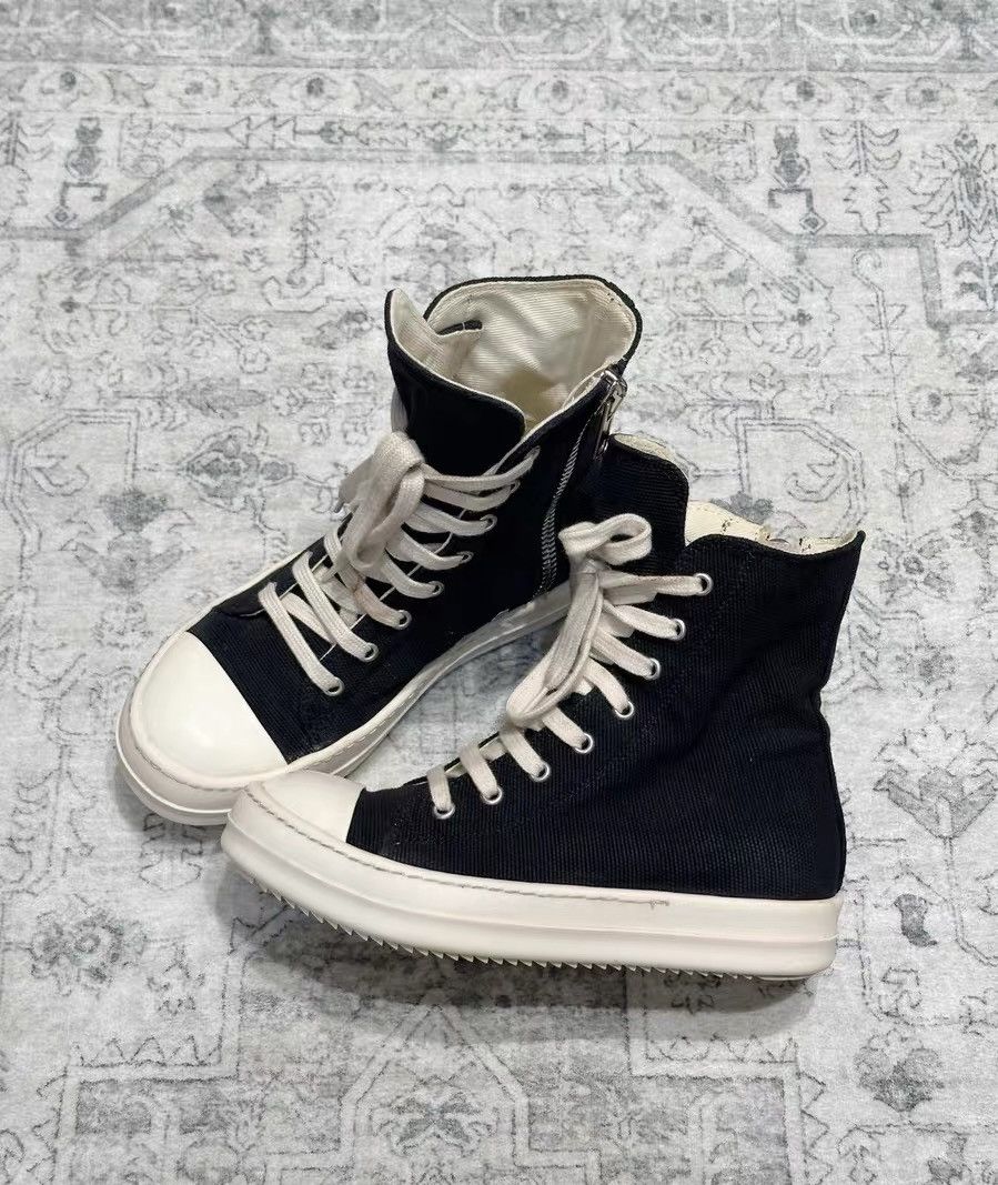 Rick Owens Drkshdw Rick Owens DRKSHDW Canvas High-Top Size US 6.5 / IT 36.5 - 5 Thumbnail