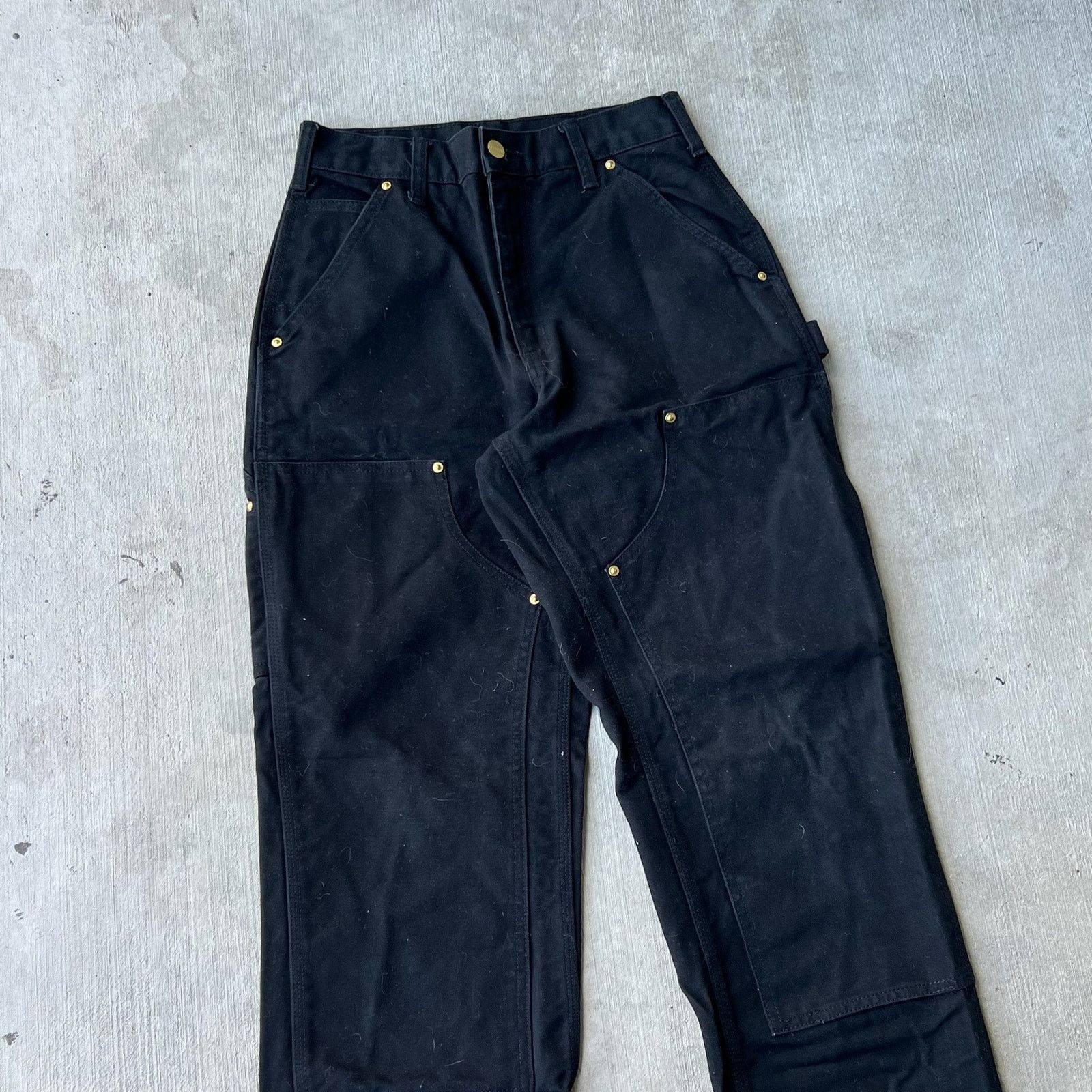 Carhartt × Vintage Carhartt black double knee work wear carpenter pants Size US 35 - 2 Thumbnail