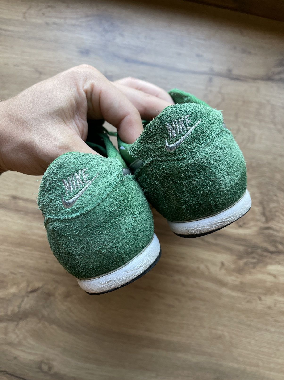Nike × Vintage 2007 Nike Vintage Waffle Racer forest green Size US 7.5 / EU 40-41 - 11 Thumbnail