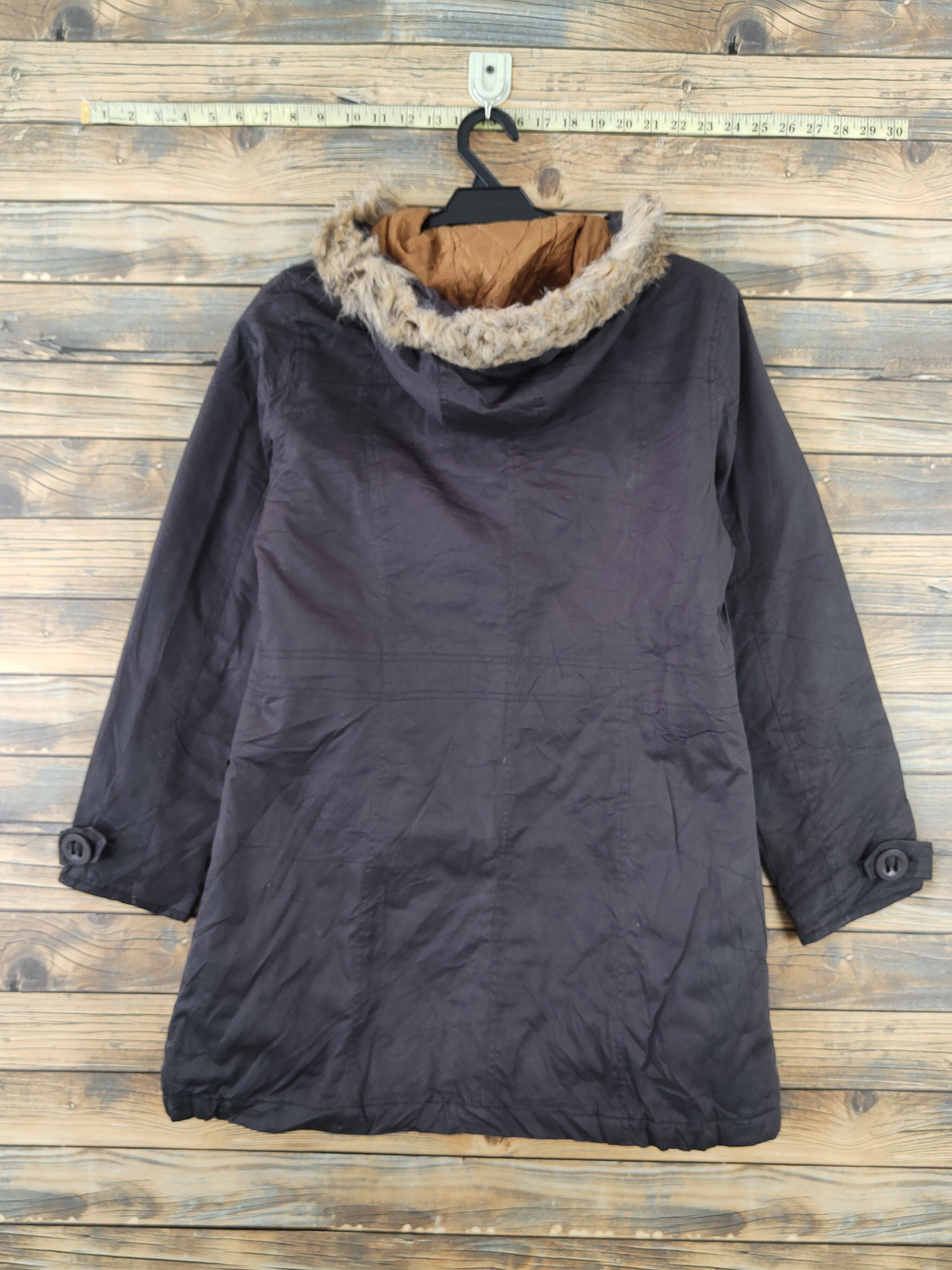 Japanese Brand × Vintage Retro Winter jacket by Avarice Navy Hoodie Coats Size L / US 10 / IT 46 - 7 Thumbnail