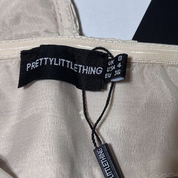 PrettyLittleThing Pretty Little Thing Beige Long-Sleeved, Off-The-Shoulder 4 Size S / US 4 / IT 40 - 5 Thumbnail