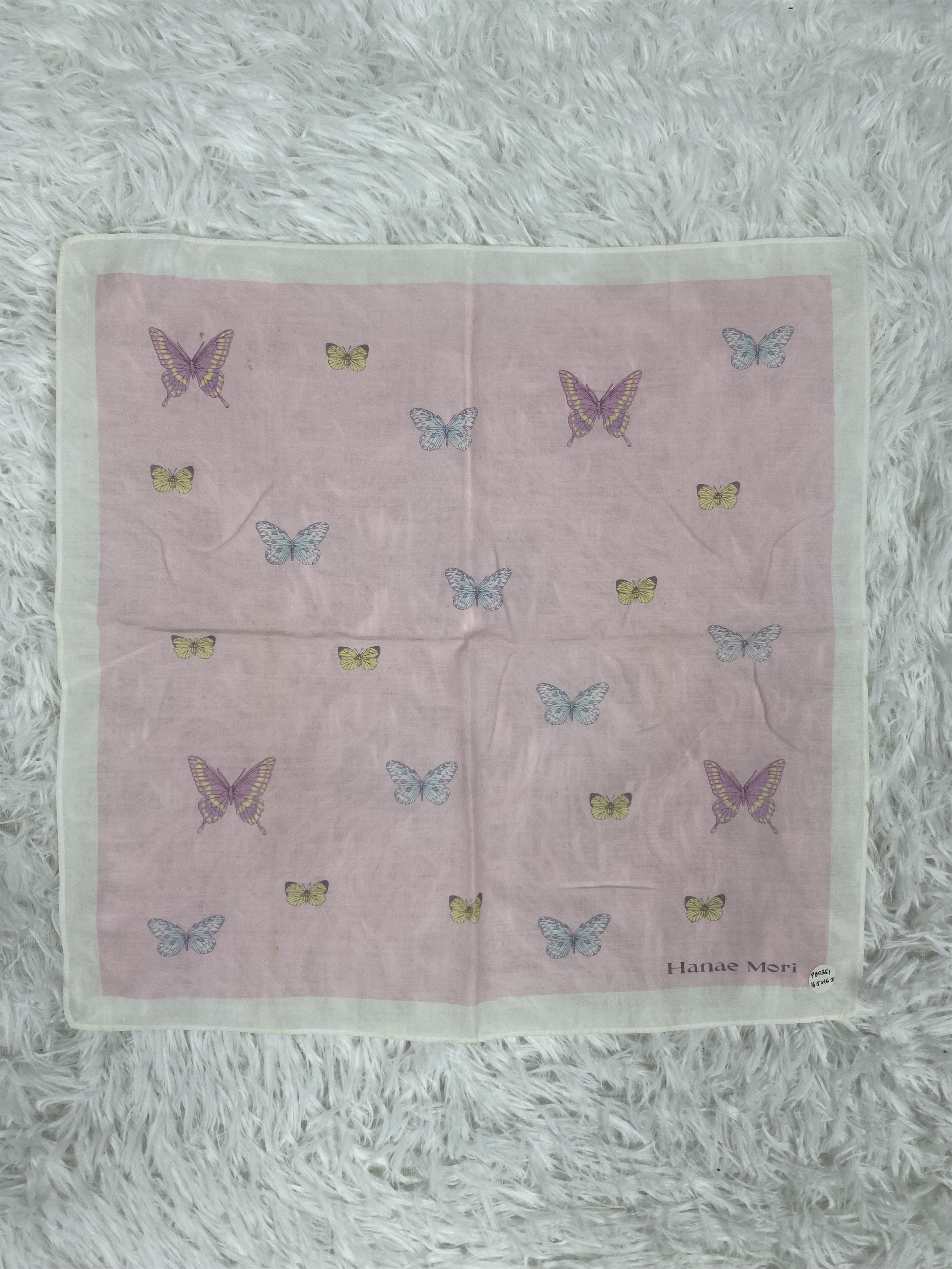 Hanae Mori Vintage Hanae Mori Handkerchief Neckerchief PH0351 Size ONE SIZE - 3 Thumbnail