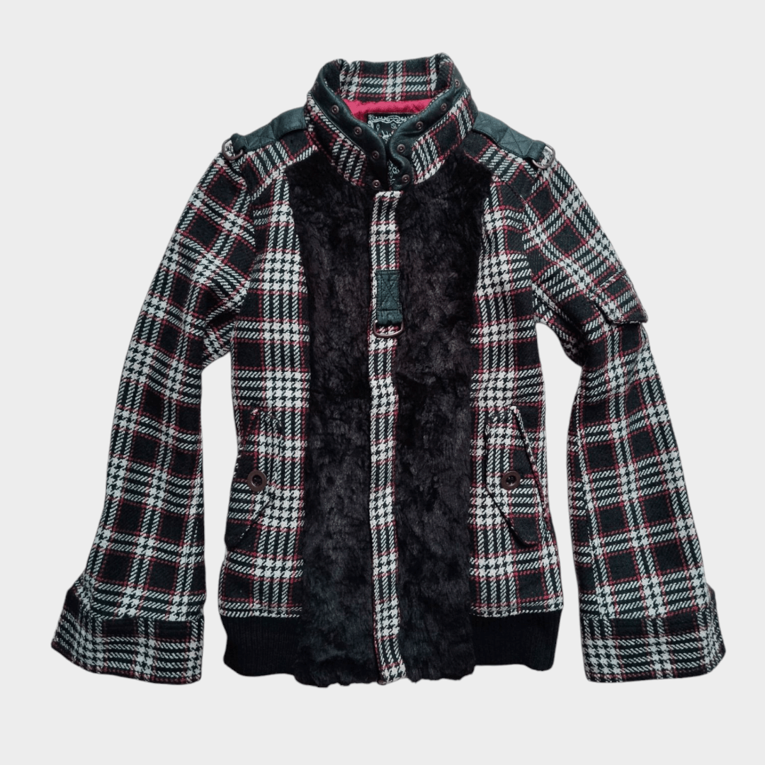 Algonquins plaid Napoleon jacket