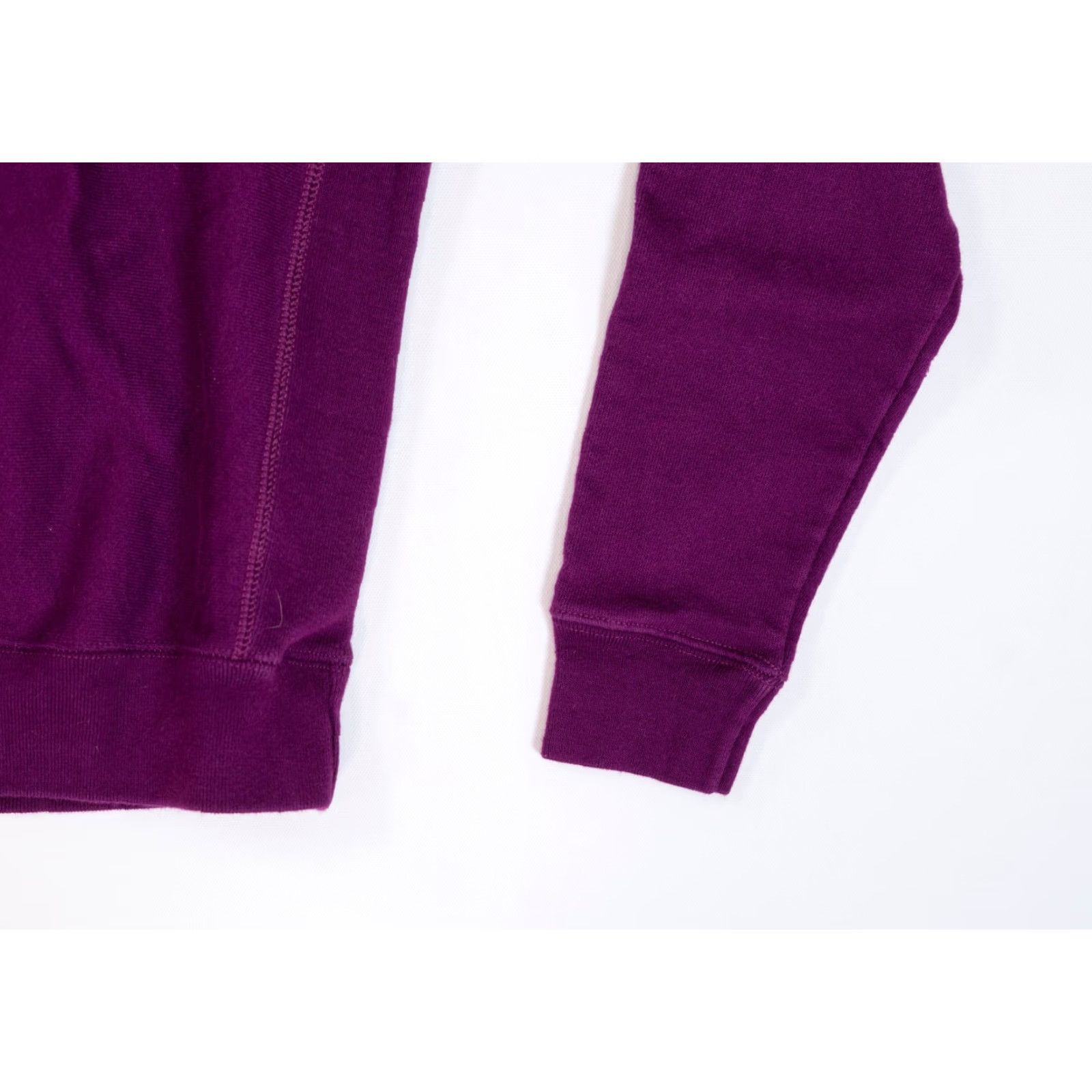 Champion VINTAGE Champion Womens Cropped Reverse Weave Purple Crew Neck Sweatshirt Crop Top Size S / US 4 / IT 40 - 3 Thumbnail