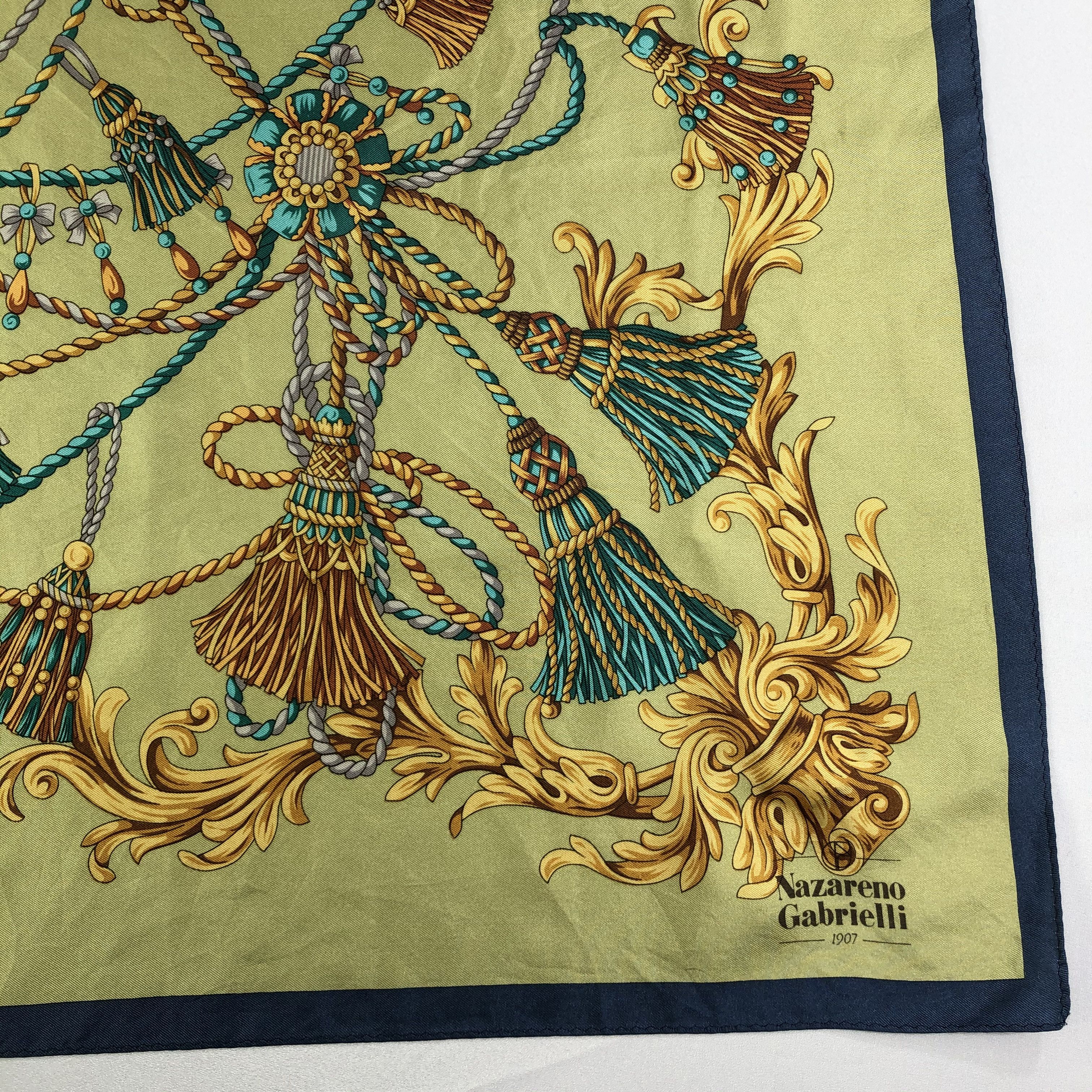 Nazareno Gabrielli × Vintage Vintage Nazareno Gabrielli Silk Scarf Size ONE SIZE - 4 Thumbnail