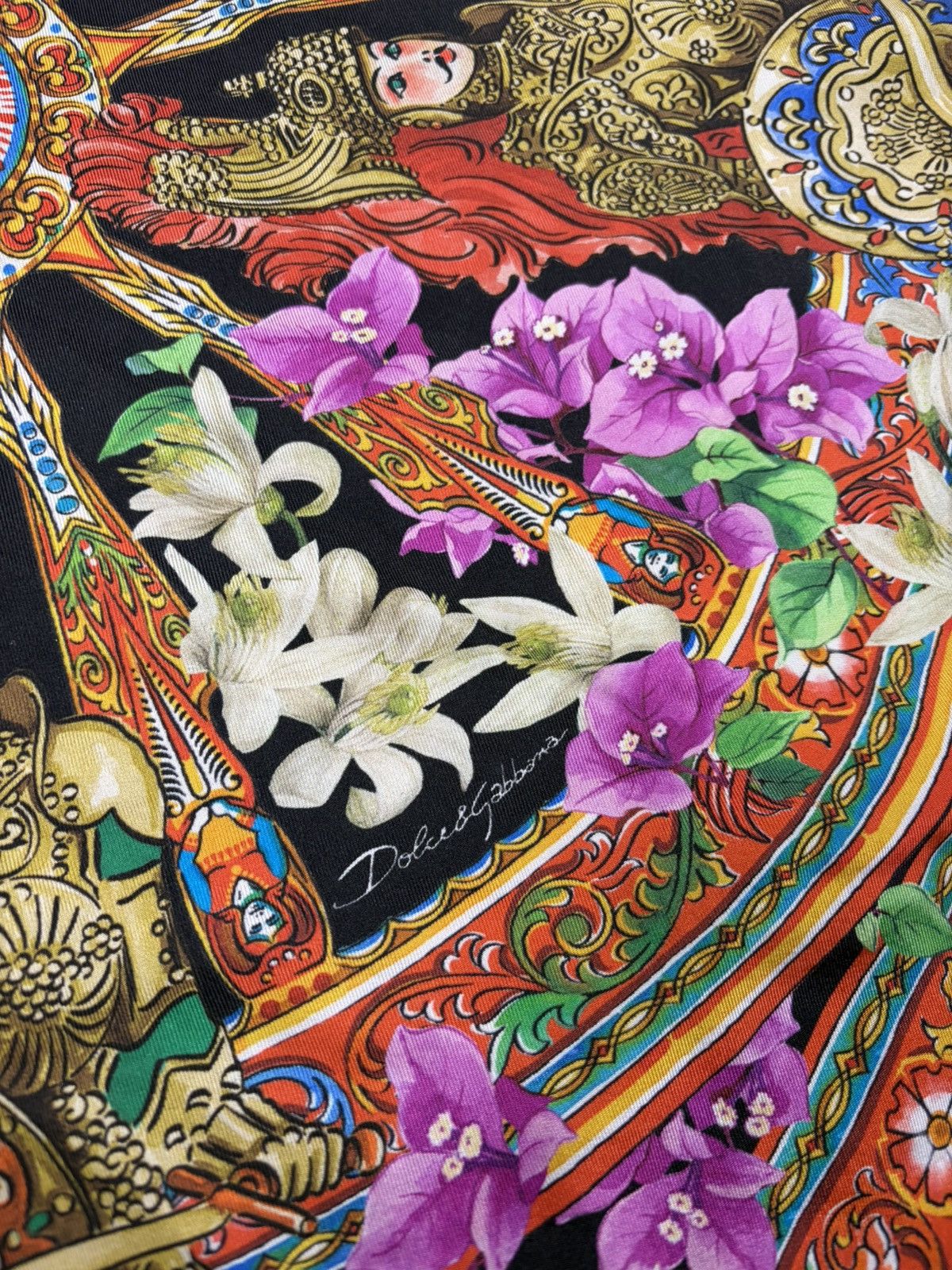 Dolce & Gabbana Dolce & Gabbana Silk Sleeveless Tank Top Multicolor Print Size M / US 6-8 / IT 42-44 - 12 Thumbnail