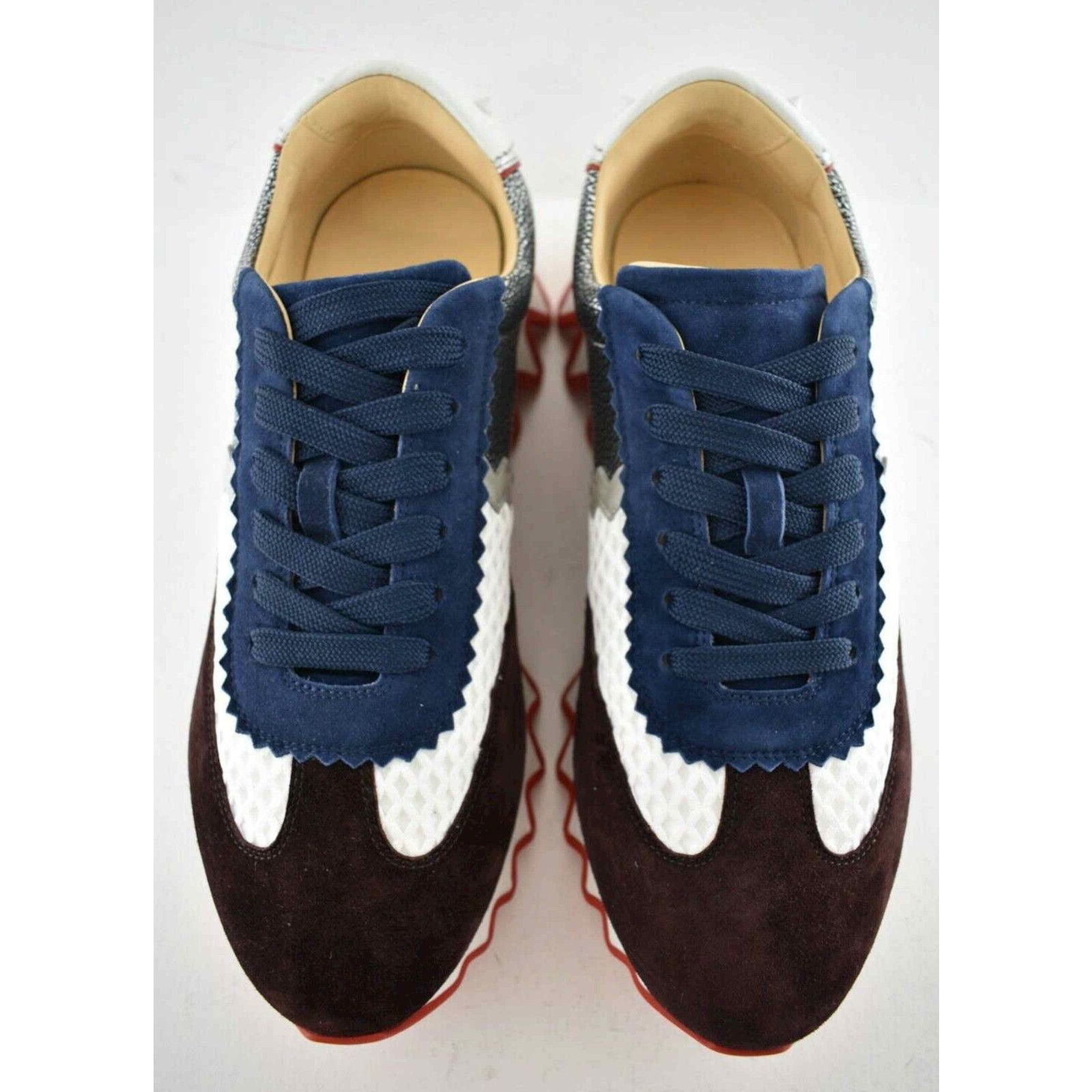 Christian Louboutin Christian Louboutin Loubishark Flat Suede Low Top Sneaker Size US 10 / EU 43 - 10 Thumbnail