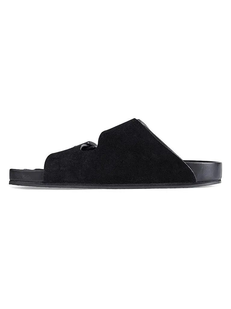Balenciaga o1s1wg110426 Sunday Sandals in Black Size US 9 / IT 39 - 4 Thumbnail