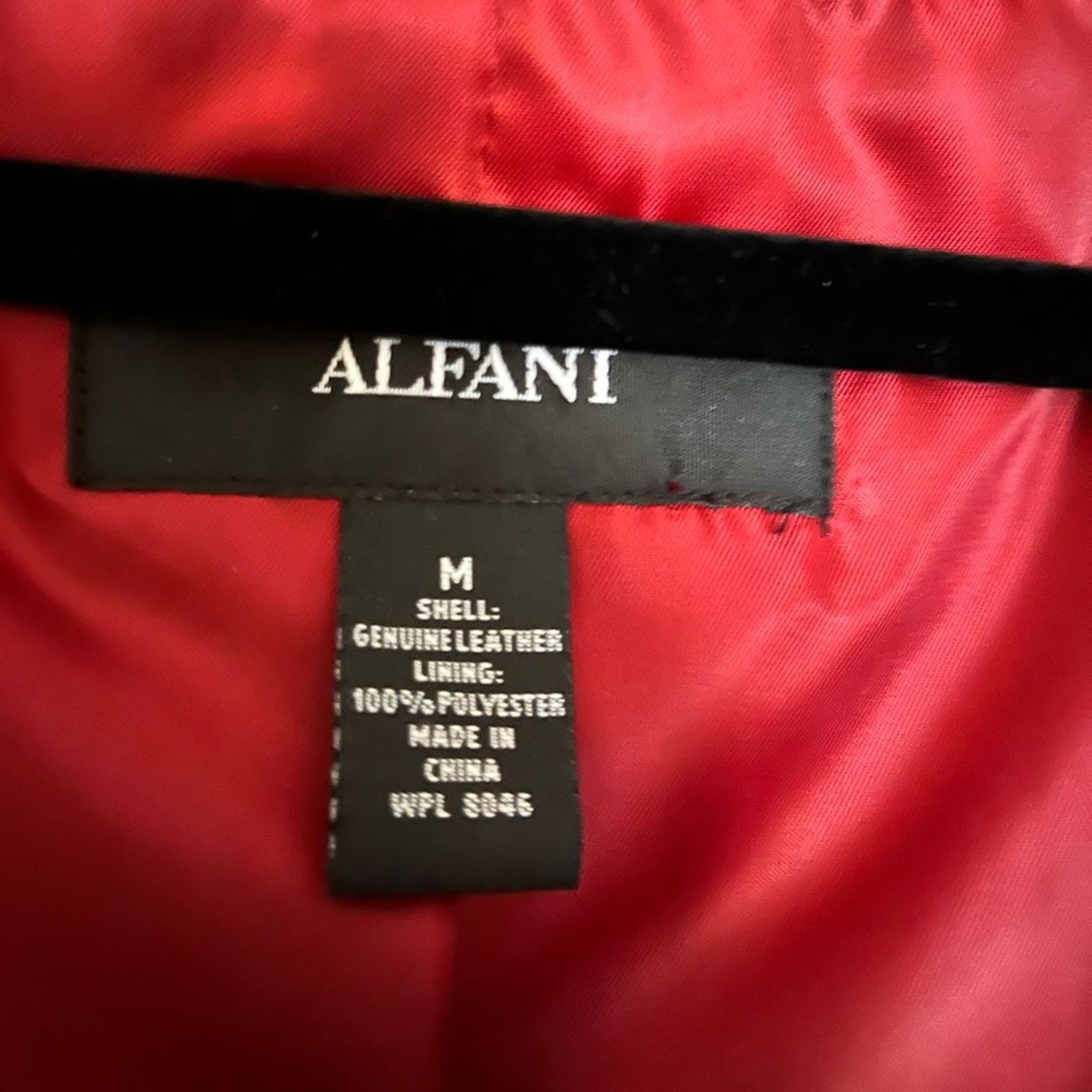 Alfani Alfani Vintage Red Suede Leather Zip Cropped Jacket Womens M Size M / US 6-8 / IT 42-44 - 3 Thumbnail