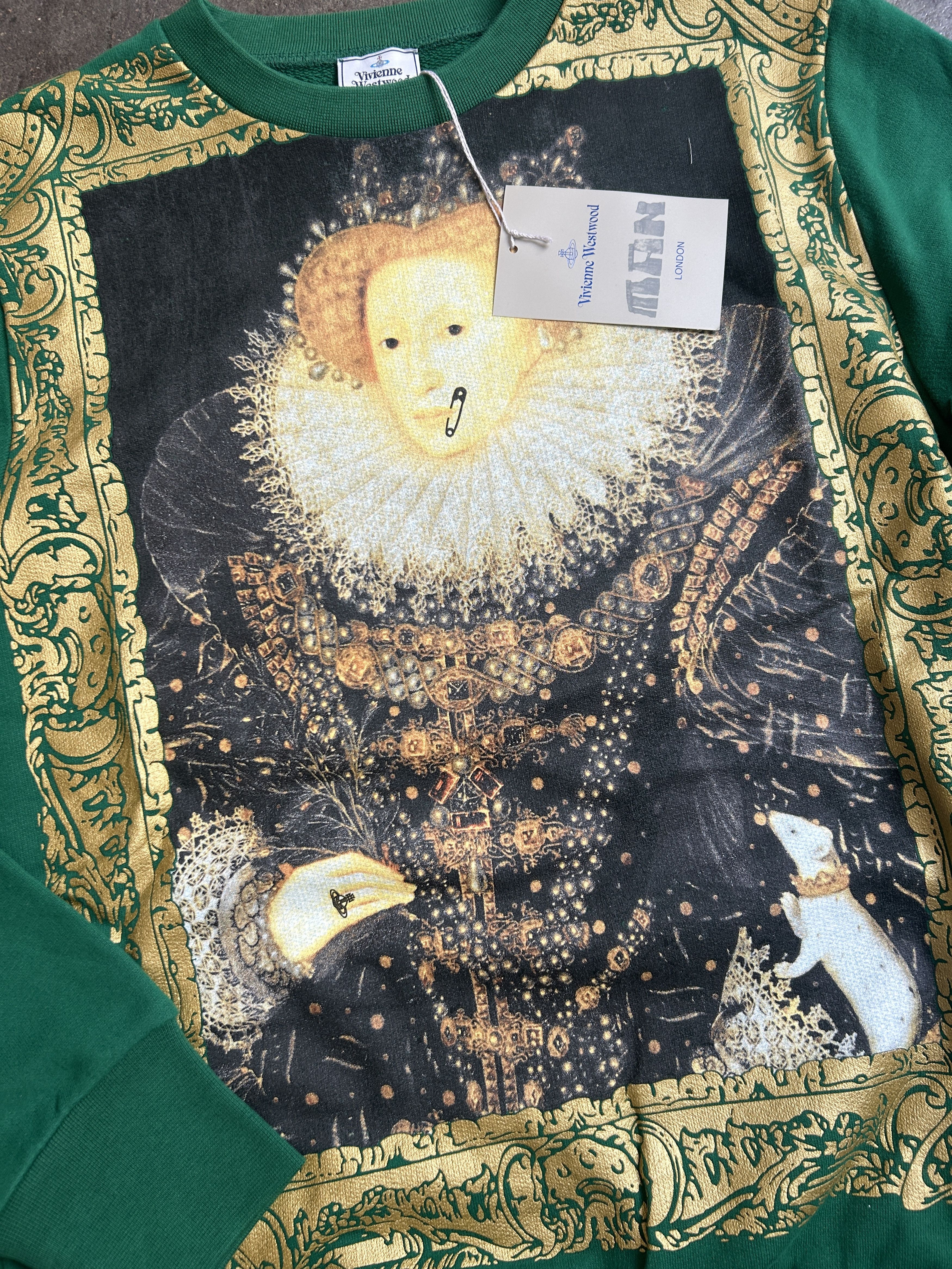 Vivienne Westwood 2014 Brand New in Plastic Renaissance Painting Sweater Size US S / EU 44-46 / 1 - 4 Thumbnail