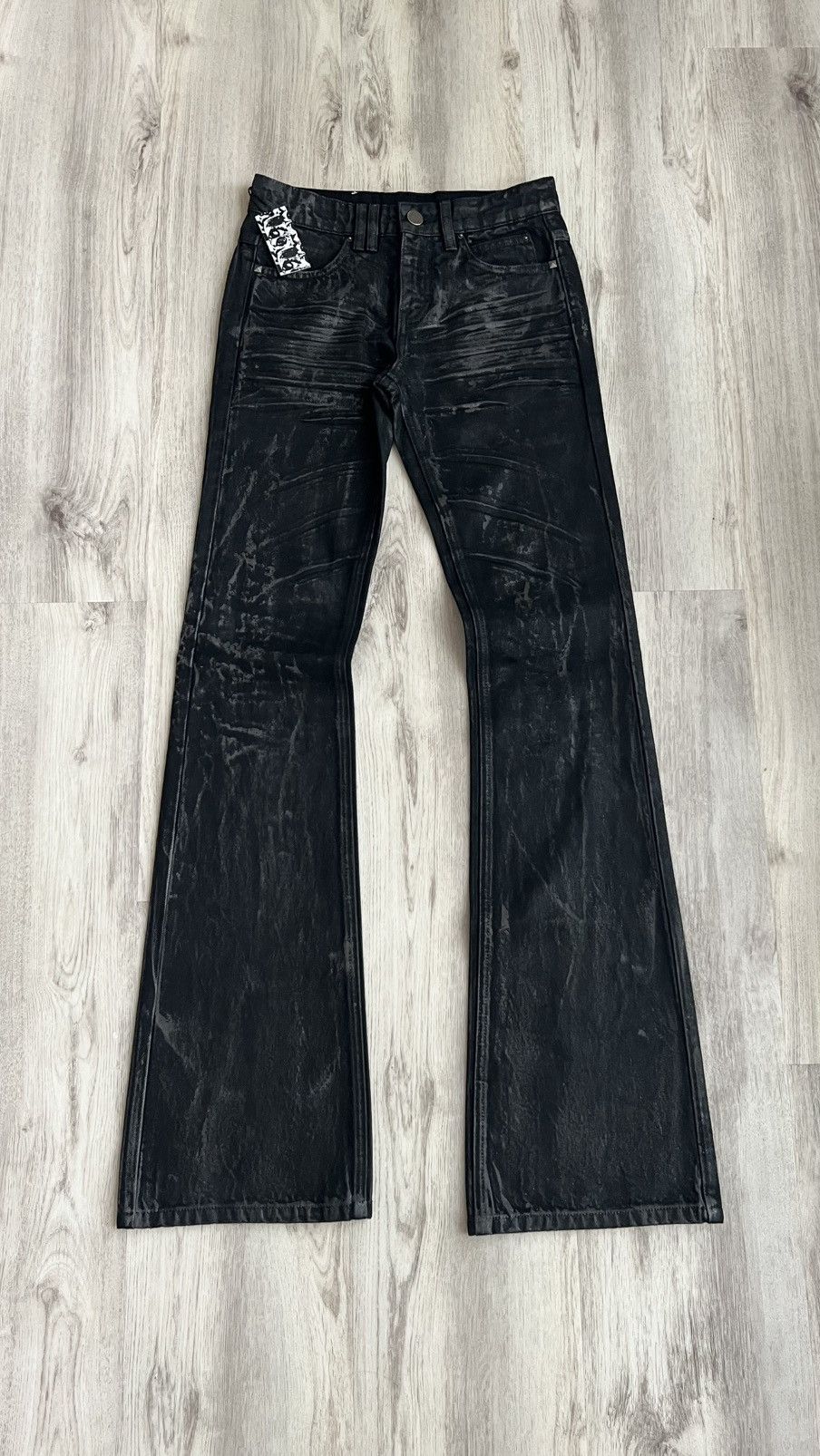 Other × Streetwear Witness Valley Oil Spill Flared Denim | Grailed