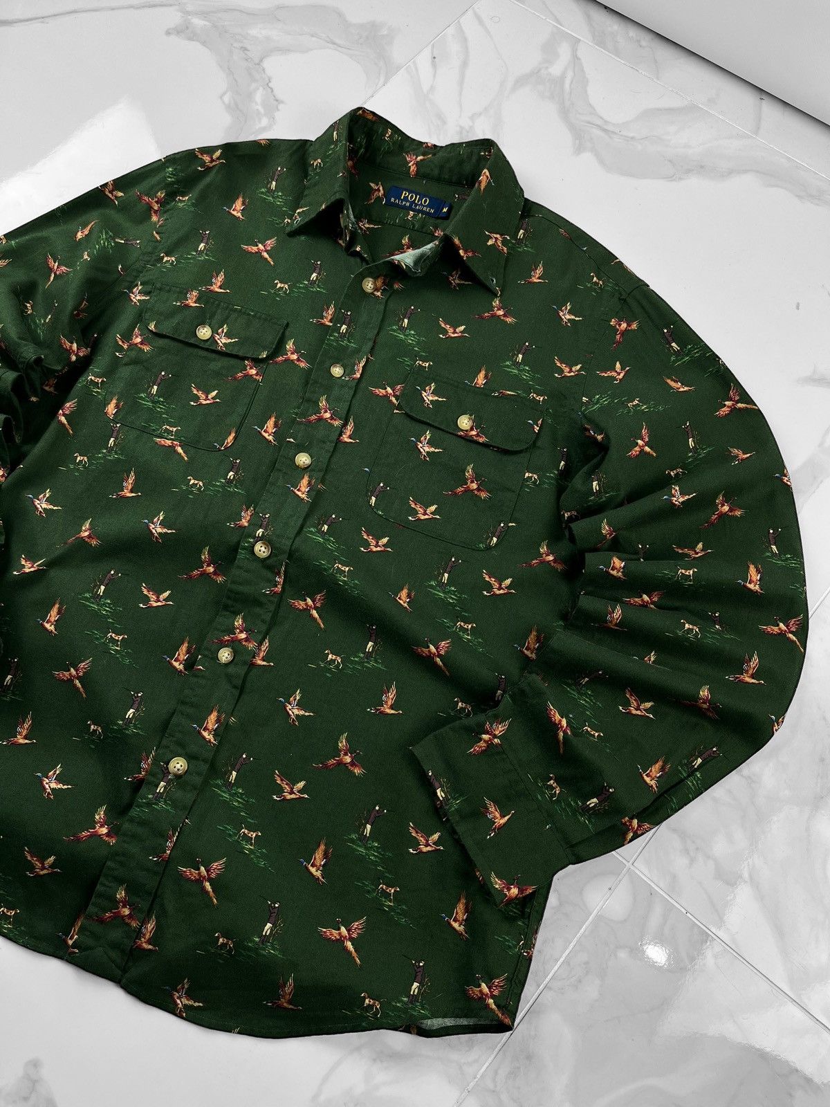 Polo Ralph Lauren Polo ralph lauren monogram bird shirt Size US M / EU 48-50 / 2 - 5 Thumbnail