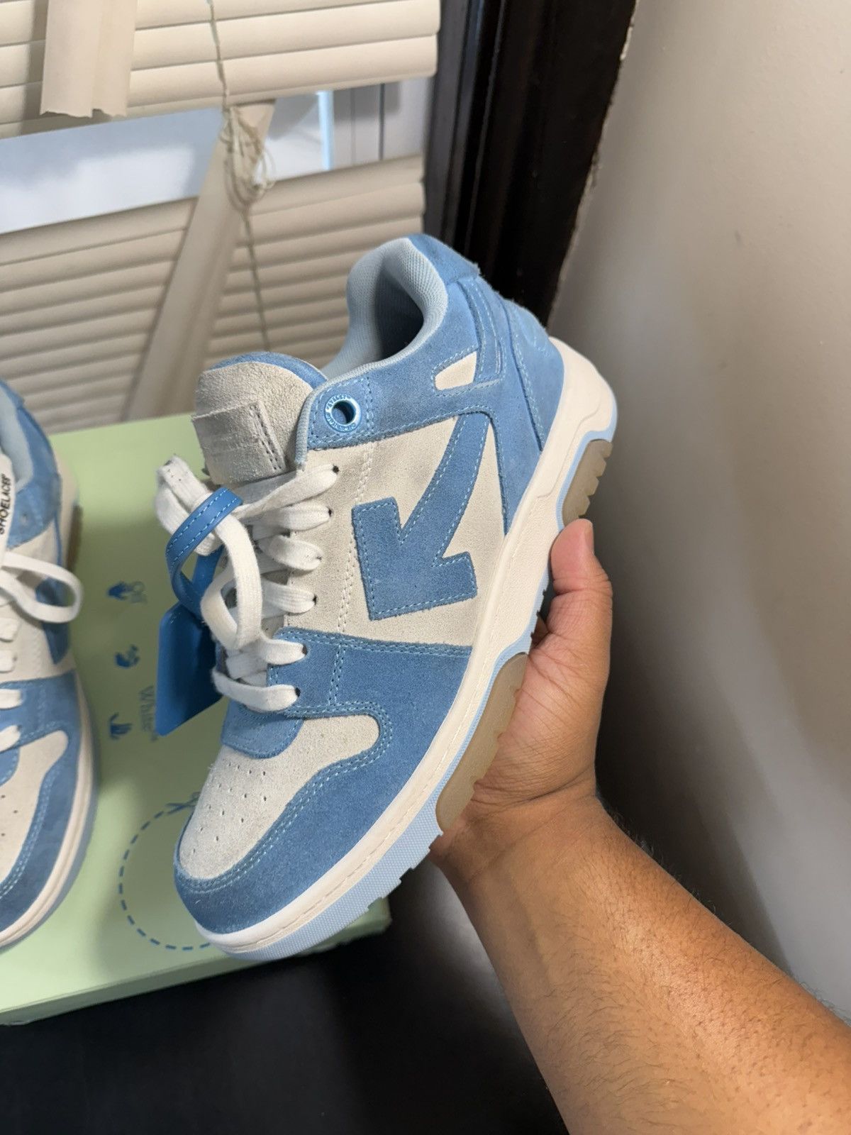 Off-White Out of Office Light Blue Size 40/ 7 US