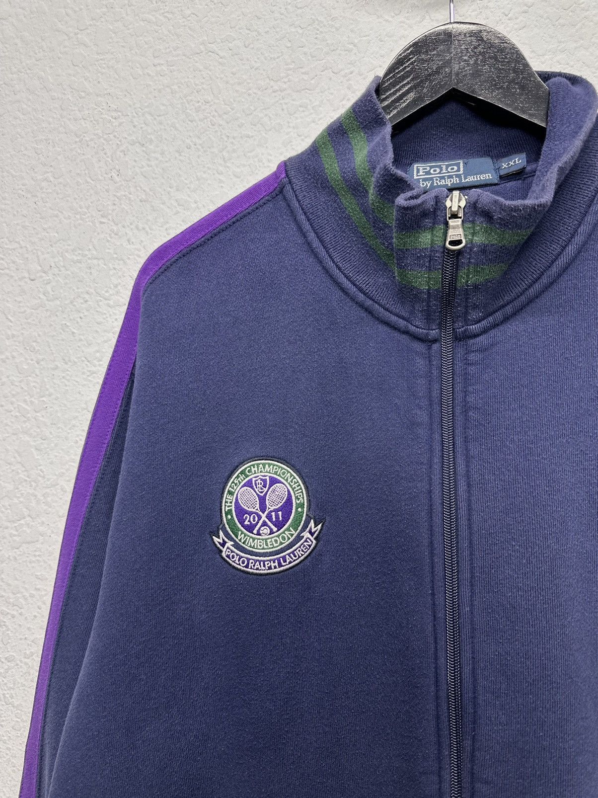 Polo Ralph Lauren VINTAGE POLO RALPH LAUREN WIMBLEDON 2011 ZIPPER FRONT Size US XXL / EU 58 / 5 - 4 Thumbnail