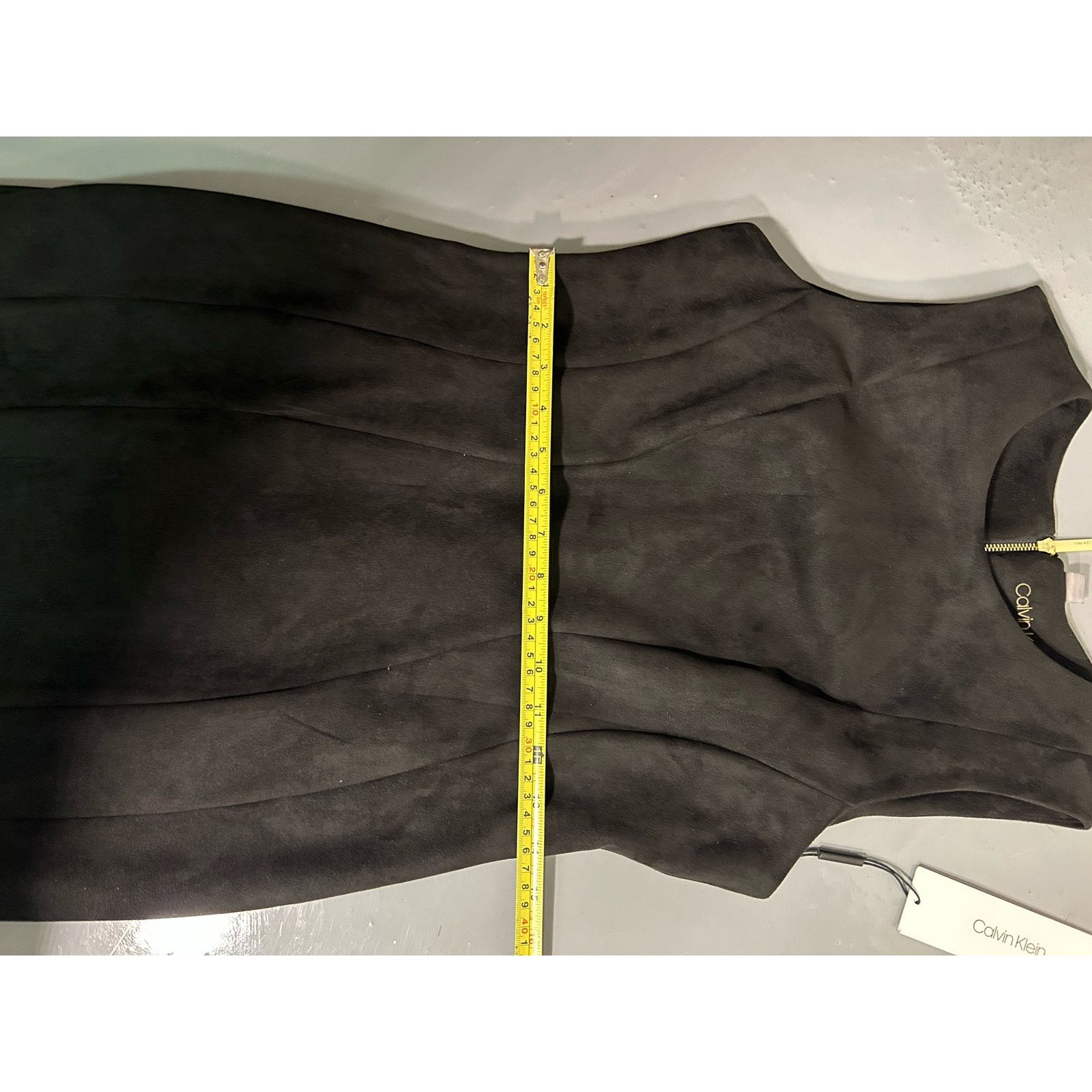 Calvin Klein Calvin Klein Suede Dress Suede New With Tags Size 4 Size S / US 4 / IT 40 - 8 Thumbnail