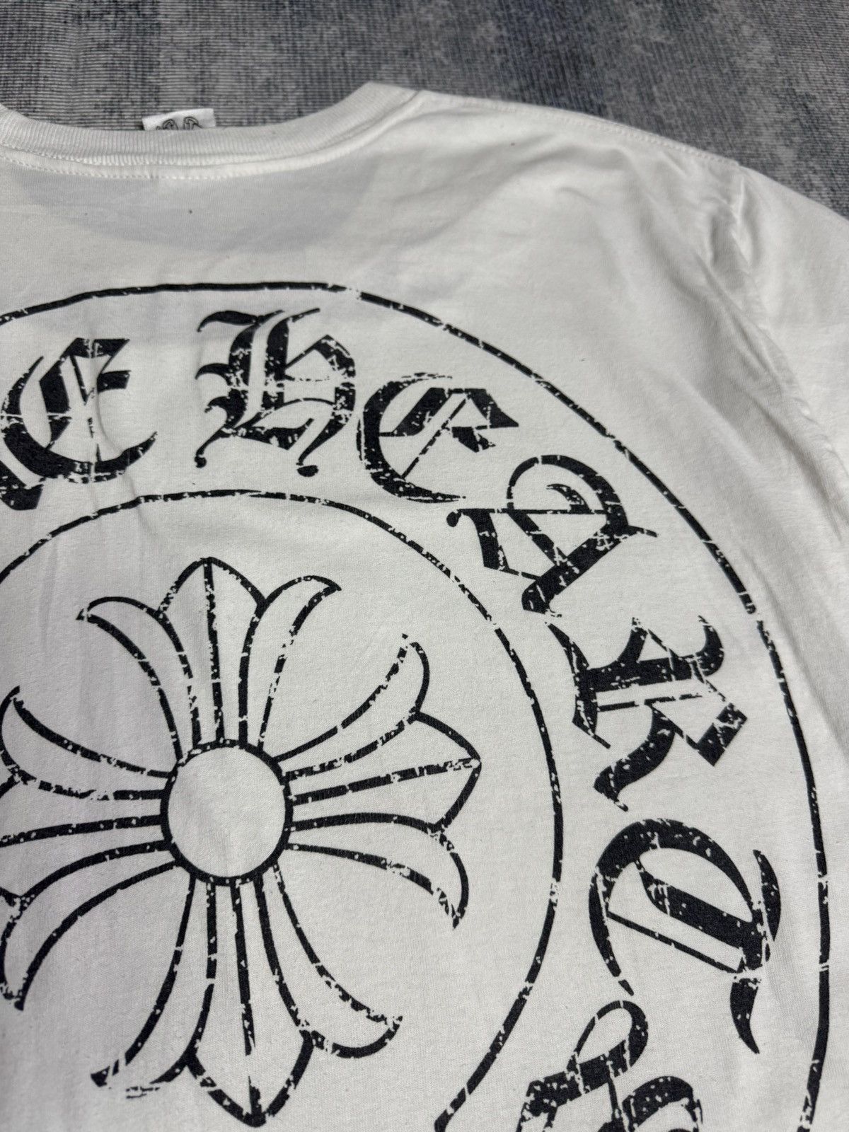 Chrome Hearts VINTAGE! THRASHED! HORSESHOE SCROLL Size US L / EU 52-54 / 3 - 11 Thumbnail