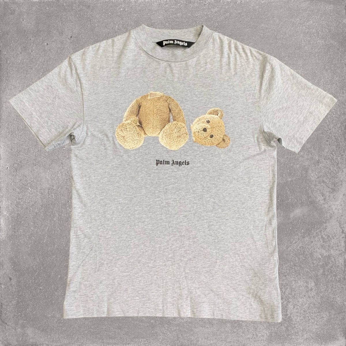 Palm Angels Palm Angels Small Tee Bear Classic Grey T-Shirt Size US S / EU 44-46 / 1 - 1 Thumbnail