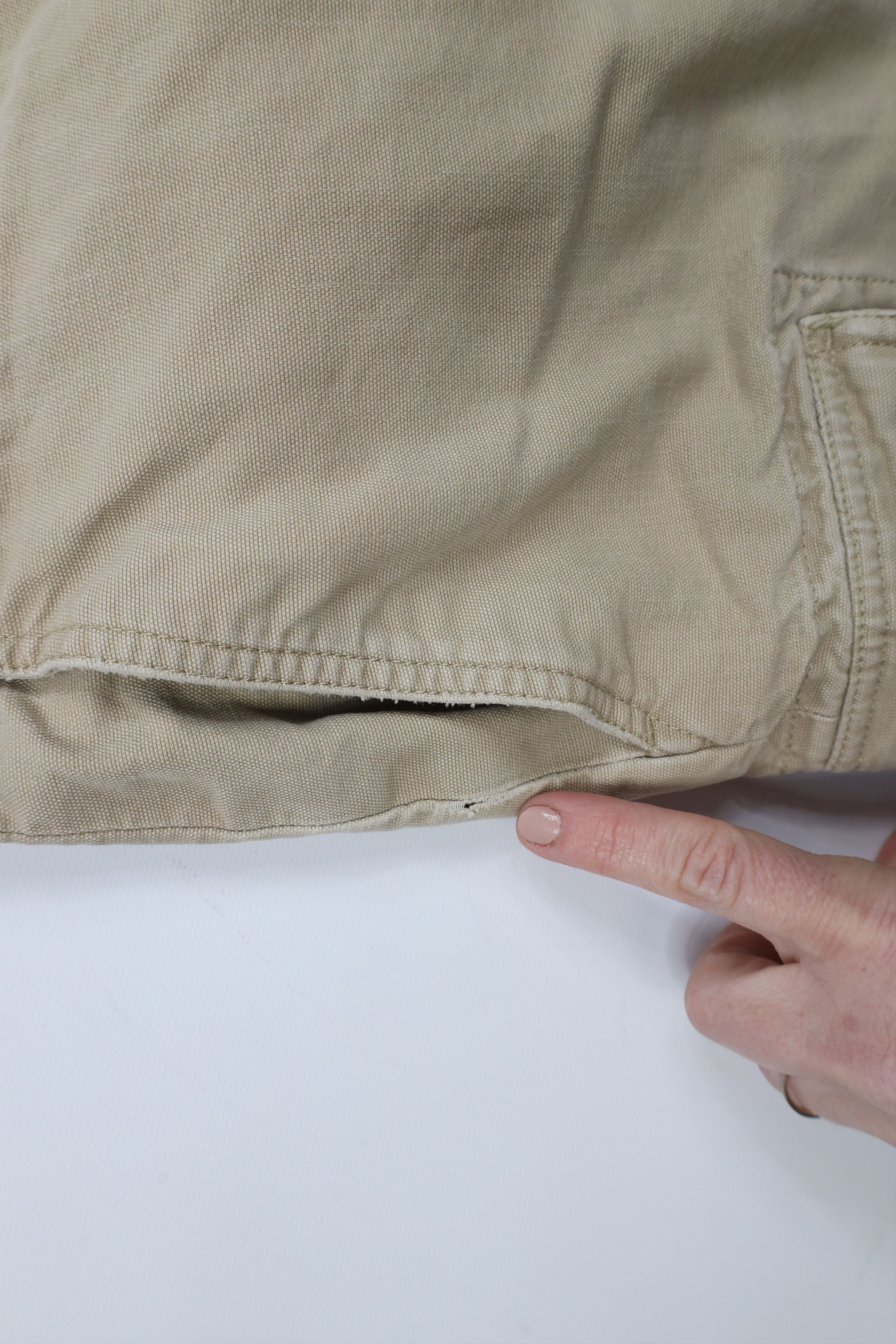 Brooks Brothers × Vintage Vintage Brooks Brothers Heavyweight Shorts Beige Cotton Size US 38 / EU 54 - 9 Thumbnail