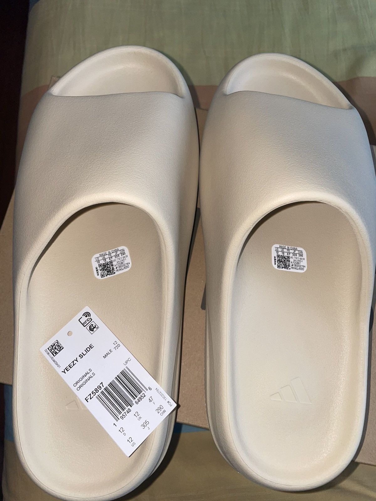 adidas gazelle silver green womens Adidas Yeezy Slide 'Bone'  DTLR
