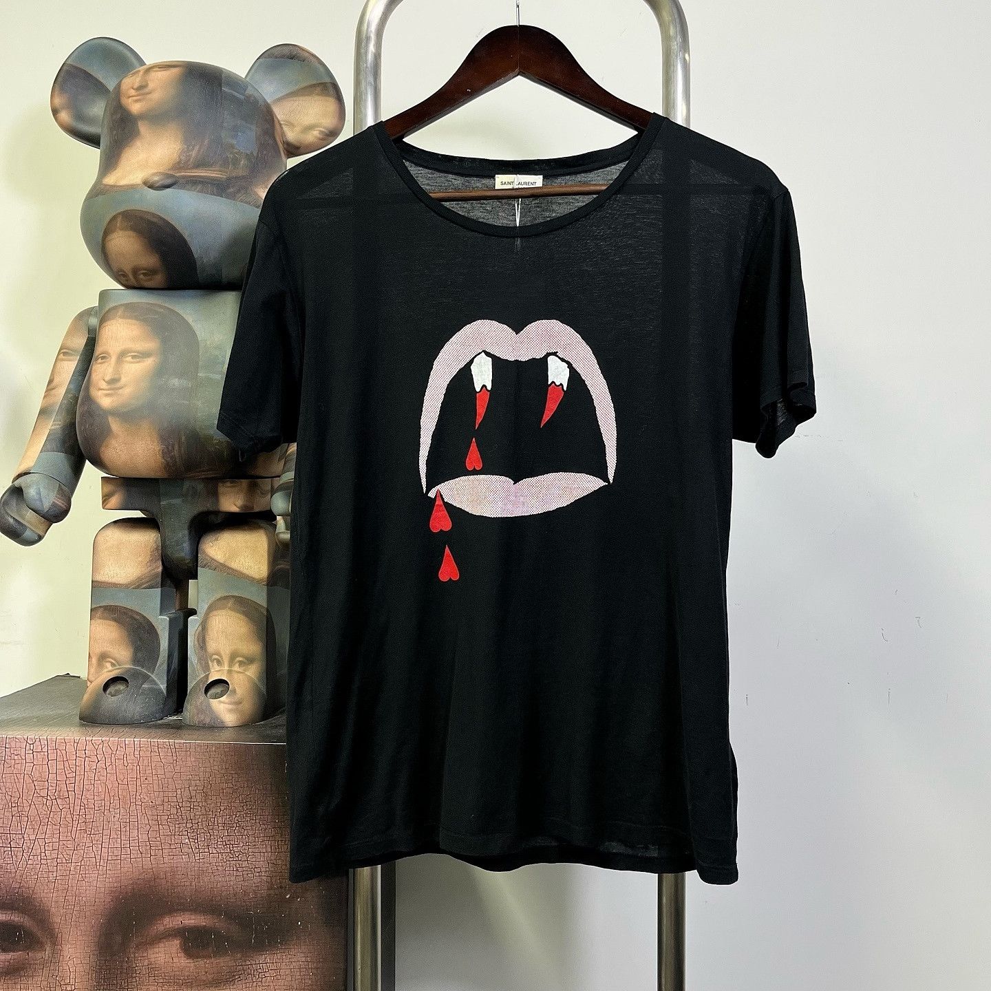 Hedi Slimane × Saint Laurent Paris FW15 Blood Luster Vampire Tee