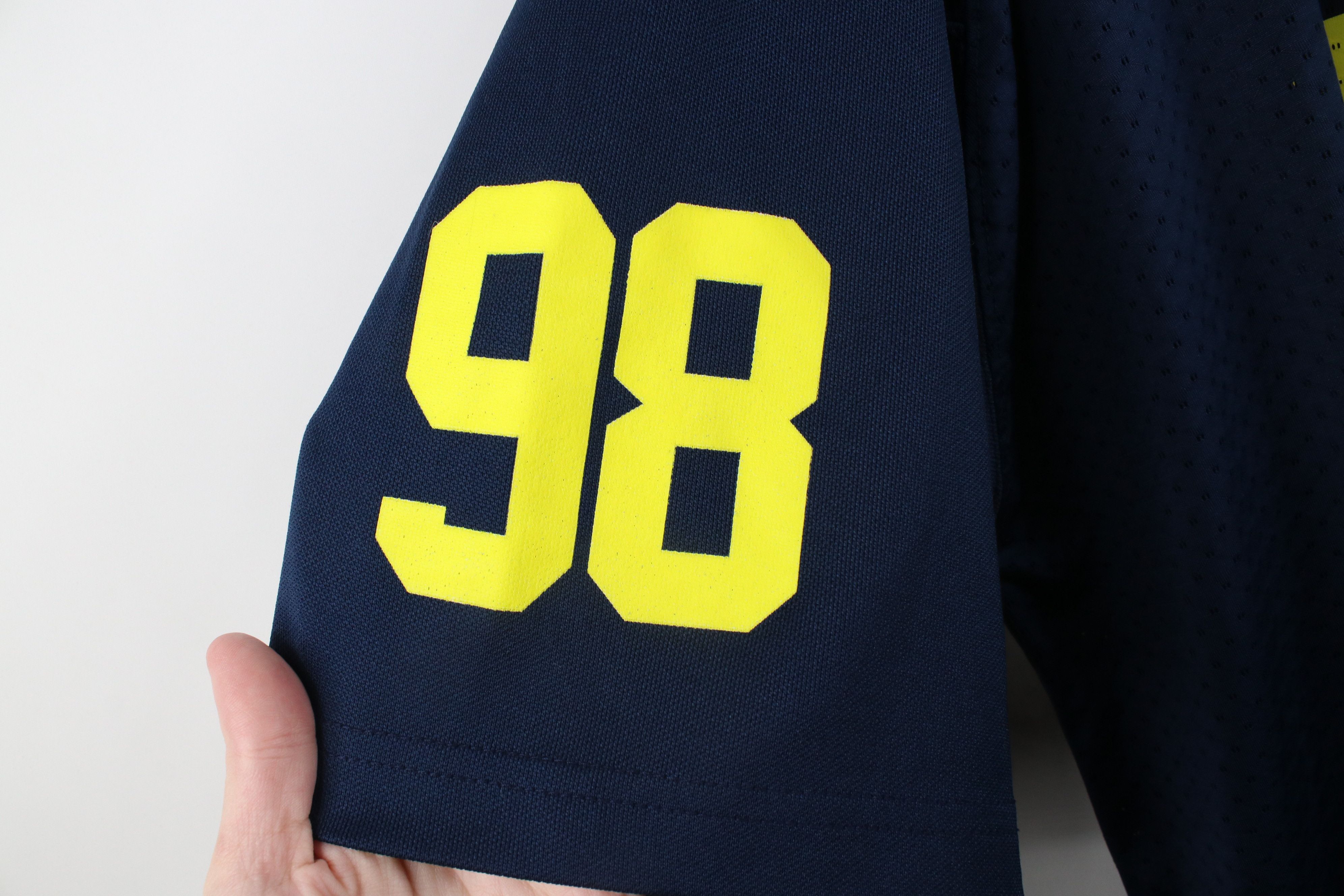 Adidas Adidas University of Michigan Football Jersey Blue #98 Size US XXL / EU 58 / 5 - 4 Thumbnail
