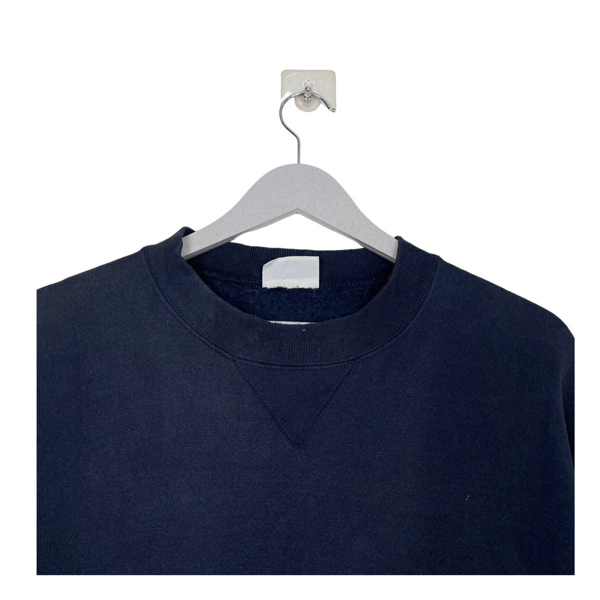 Russell Athletic × Vintage 💥PLAIN DISCUS NAVY COLOUR CREWNECK SWEATSHIRT Size US M / EU 48-50 / 2 - 4 Thumbnail