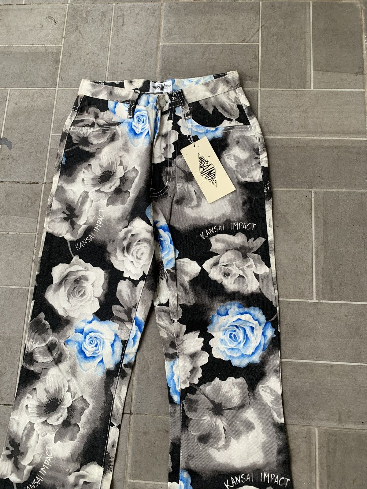 Kansai Yamamoto Deadstock Condition Kansai Impact Floral Pants Size 25" / US 0 / IT 36 - 2 Thumbnail