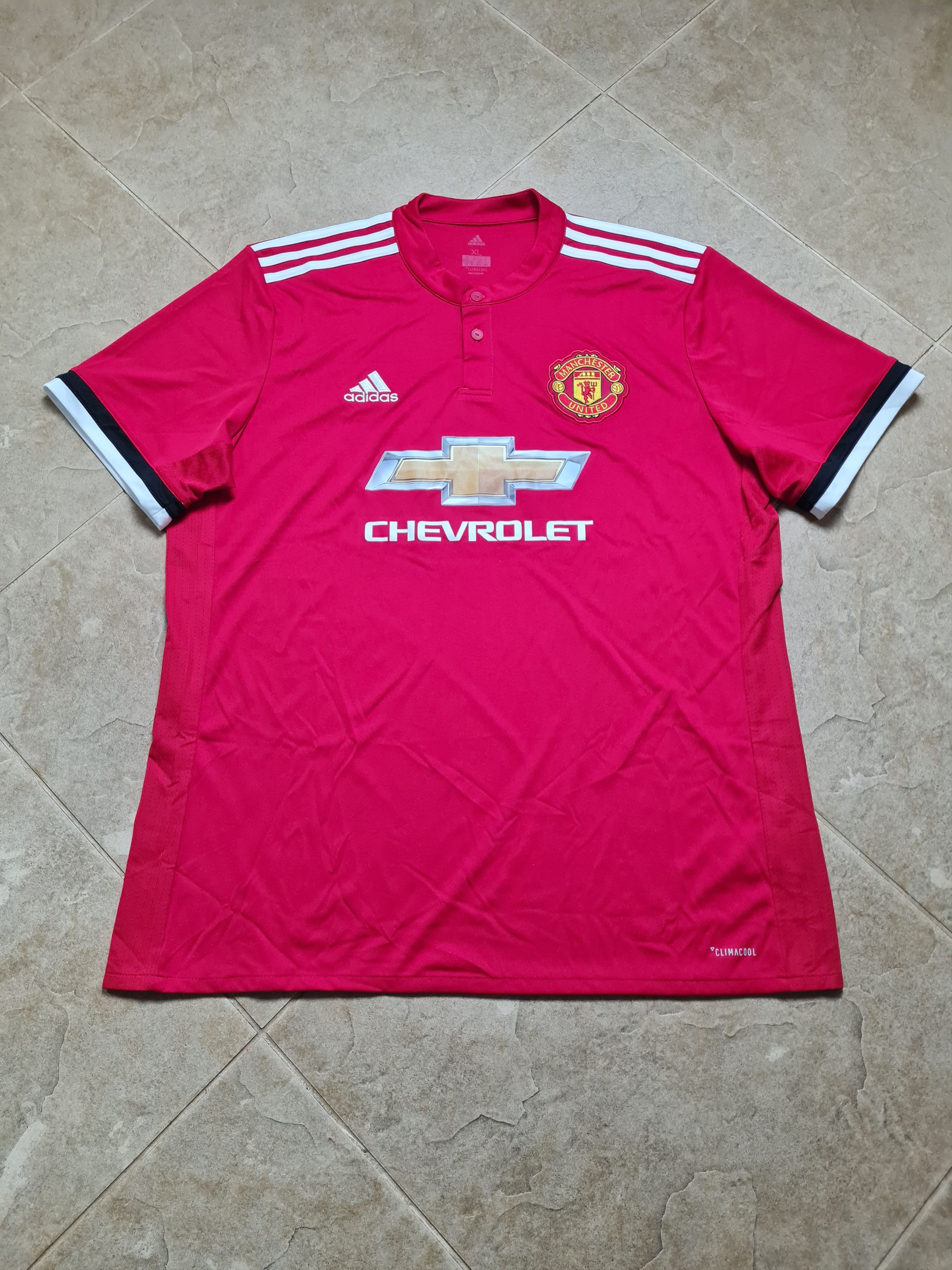 Adidas Manchester United 2017-18 Home Shirt Adidas XL Size US XL / EU 56 / 4 - 4 Thumbnail