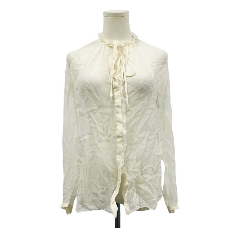 Valentino Valentino Silk Tie-Neck Blouse Size ONE SIZE - 1 Thumbnail