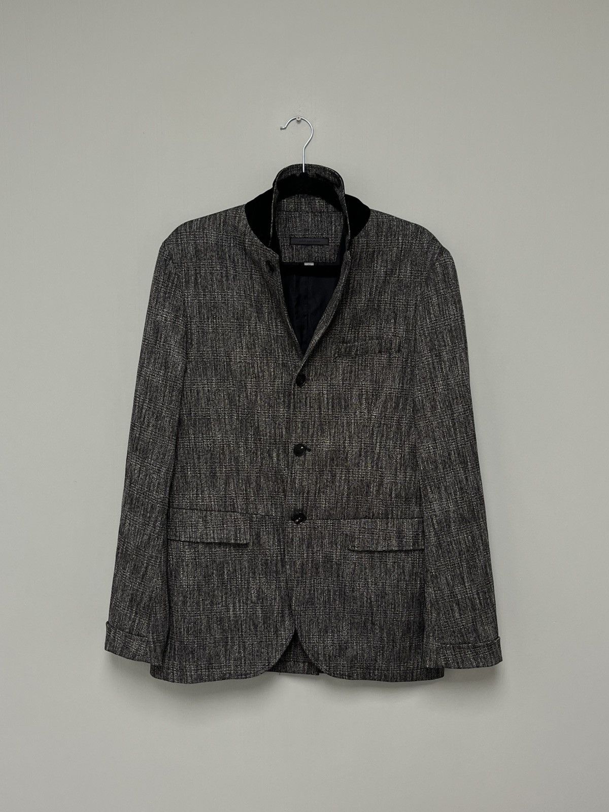John Varvatos Notch Lapel Jacket With Suede Collar EU 48 USA size 38 Size US M / EU 48-50 / 2 - 2 Thumbnail