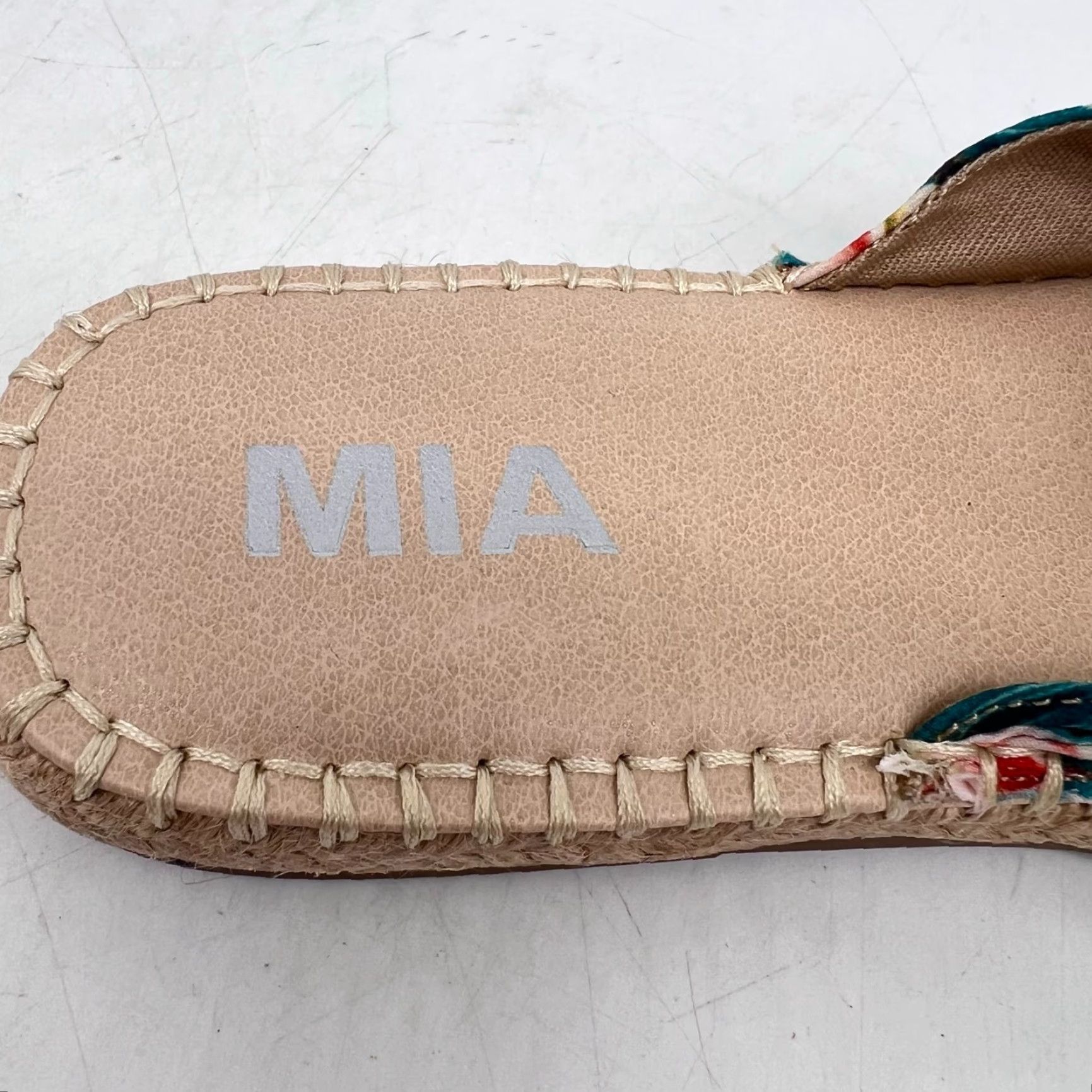 Vintage MIA Women's Brenda Slide Sandals Open Toe Casual Blue Check 8.5 M Size US 6 / IT 36 - 6 Thumbnail