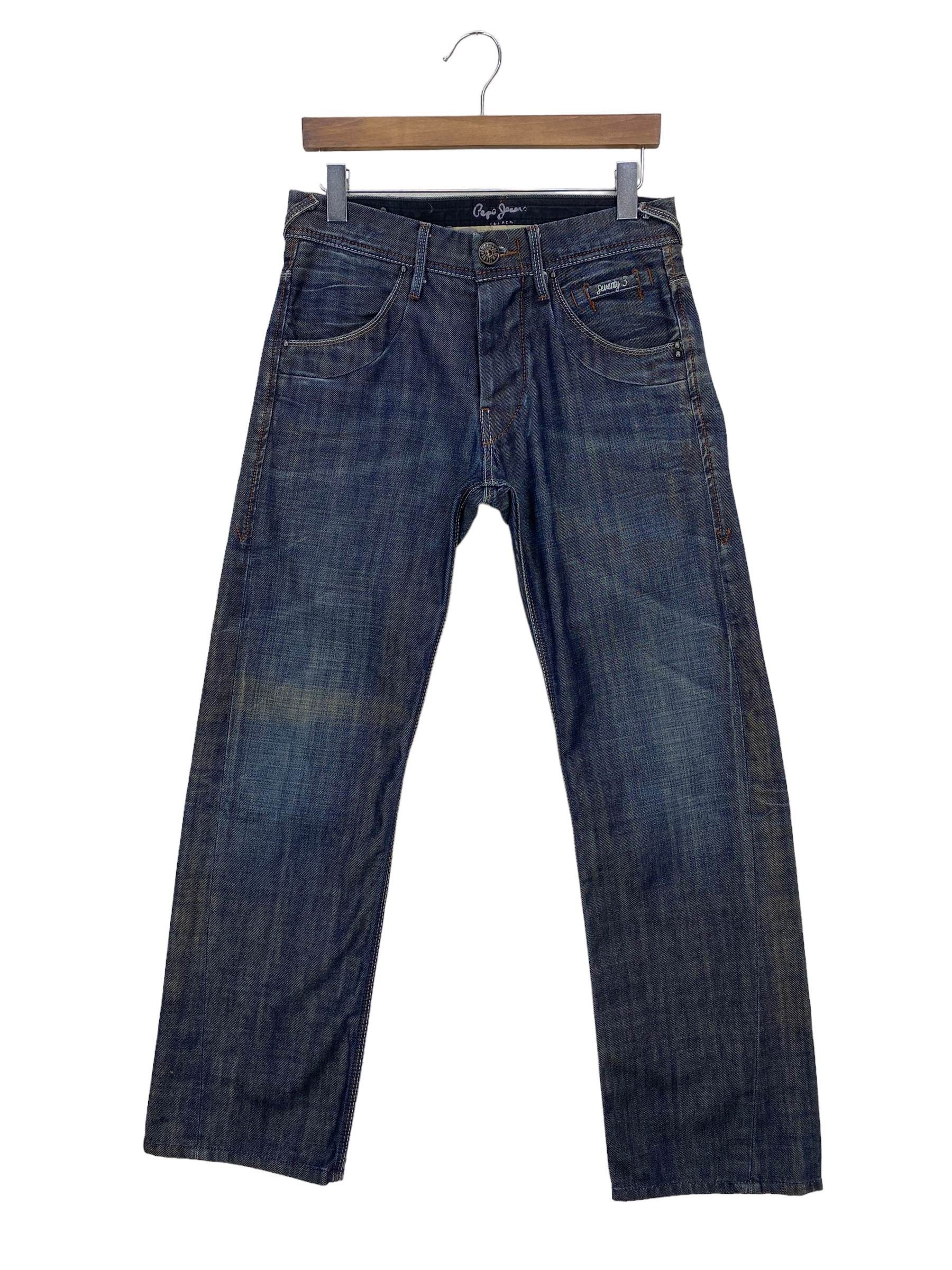 Pepe Jeans Straight Leg Denim Jeans Hip Hop Skateboards Jeans Pants Size US 31 - 1 Thumbnail