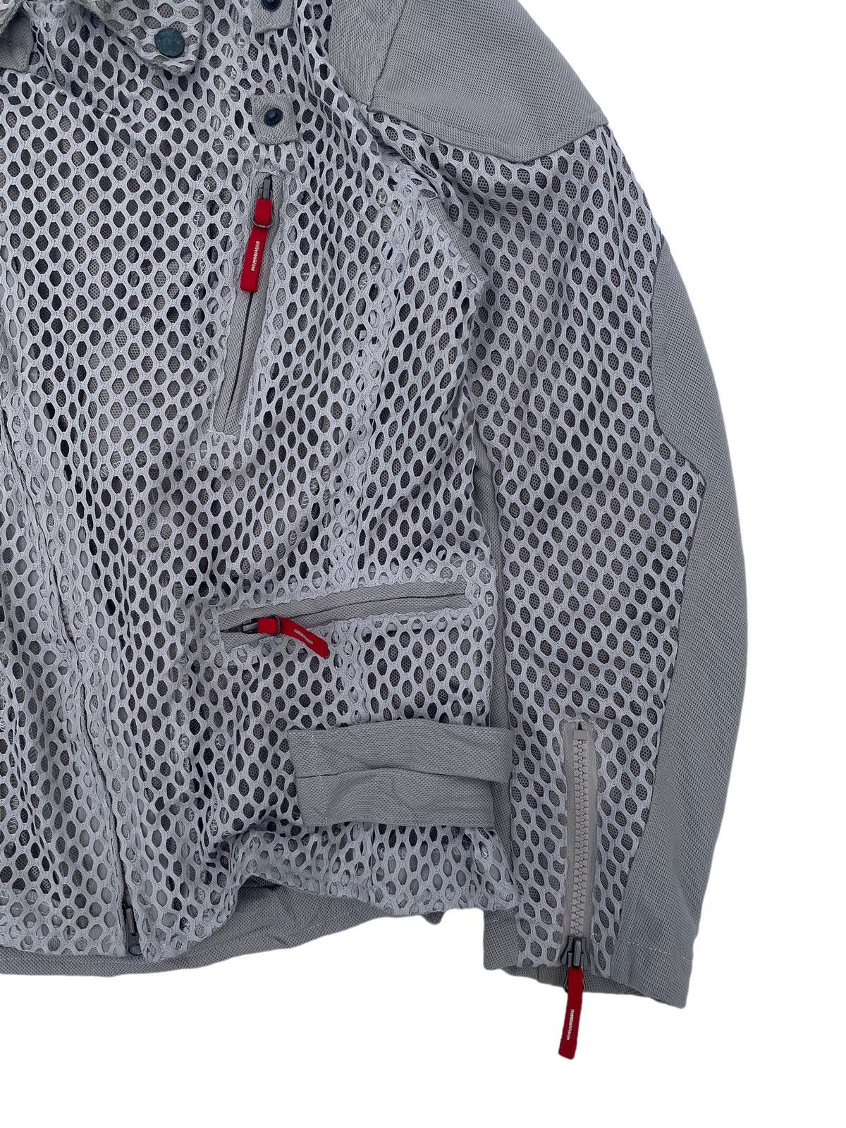 Japanese Brand Shiniciro Arakawa - Mesh Biker Jacket Size US M / EU 48-50 / 2 - 9 Thumbnail