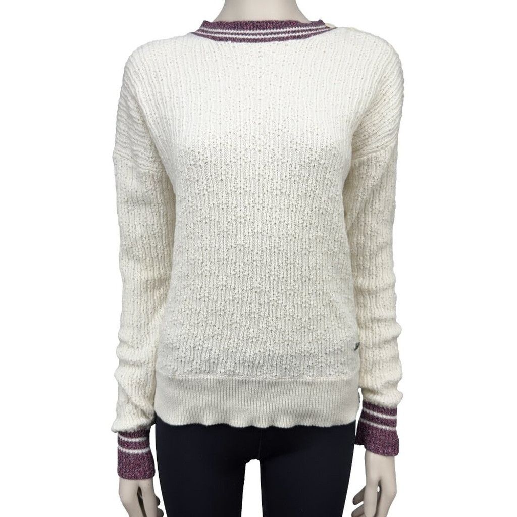 Sonia Rykiel SONIA RYKIEL So Preppy! Designer Knit Crew Neck Sweater sz M Size L / US 10 / IT 46 - 1 Thumbnail